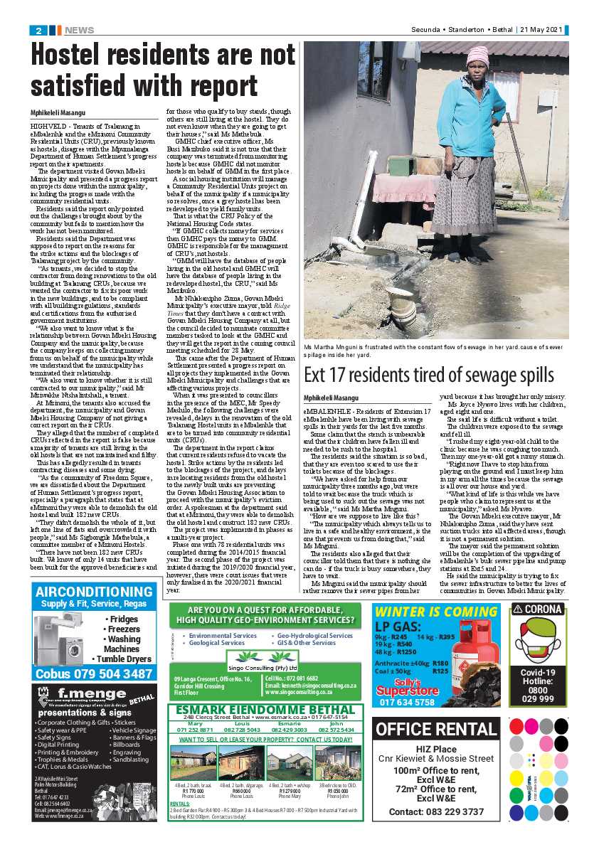 Ridge Times 21 May 2021 page 2