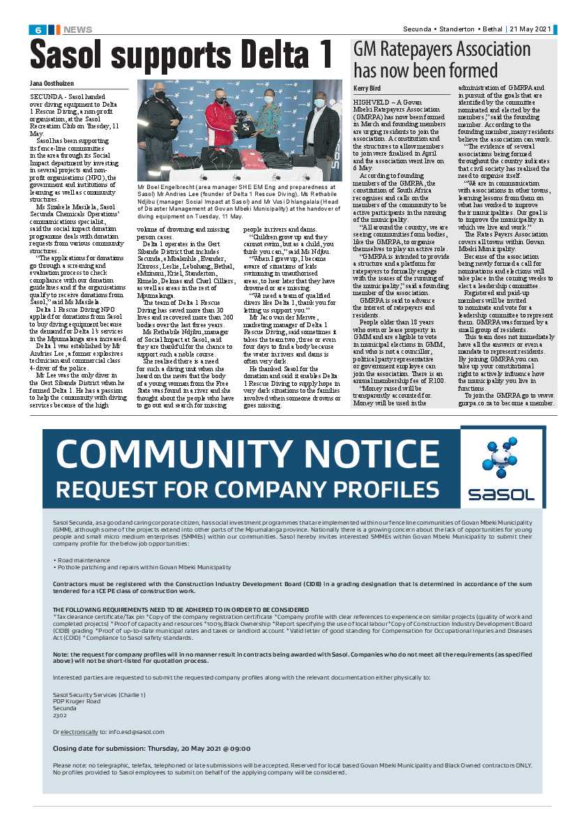 Ridge Times 21 May 2021 page 6