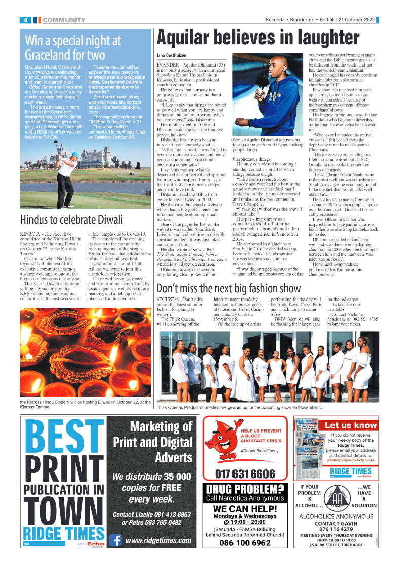 Ridge Times 21 October 2022 page 6