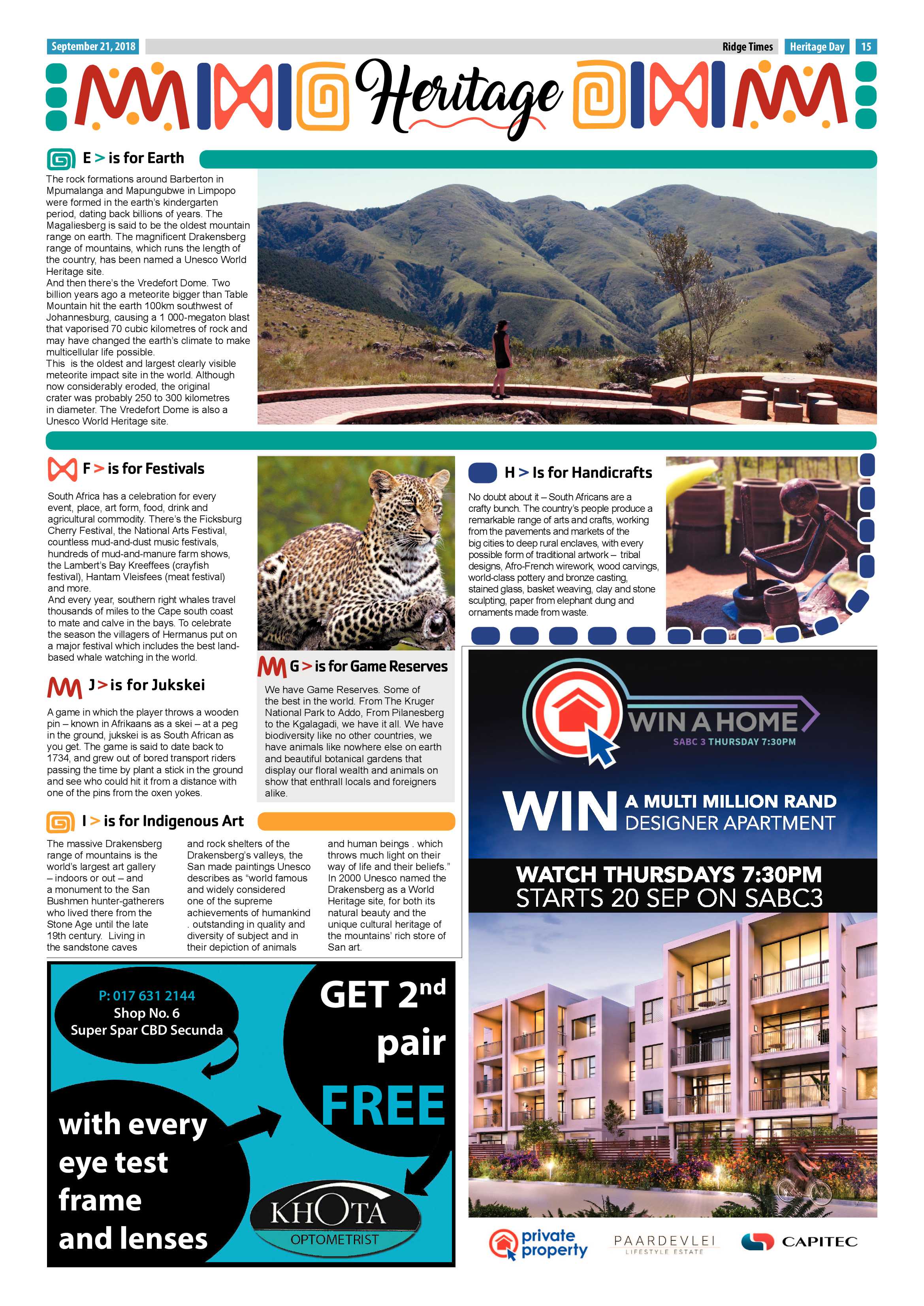 Ridge Times 21 September 2018 page 17