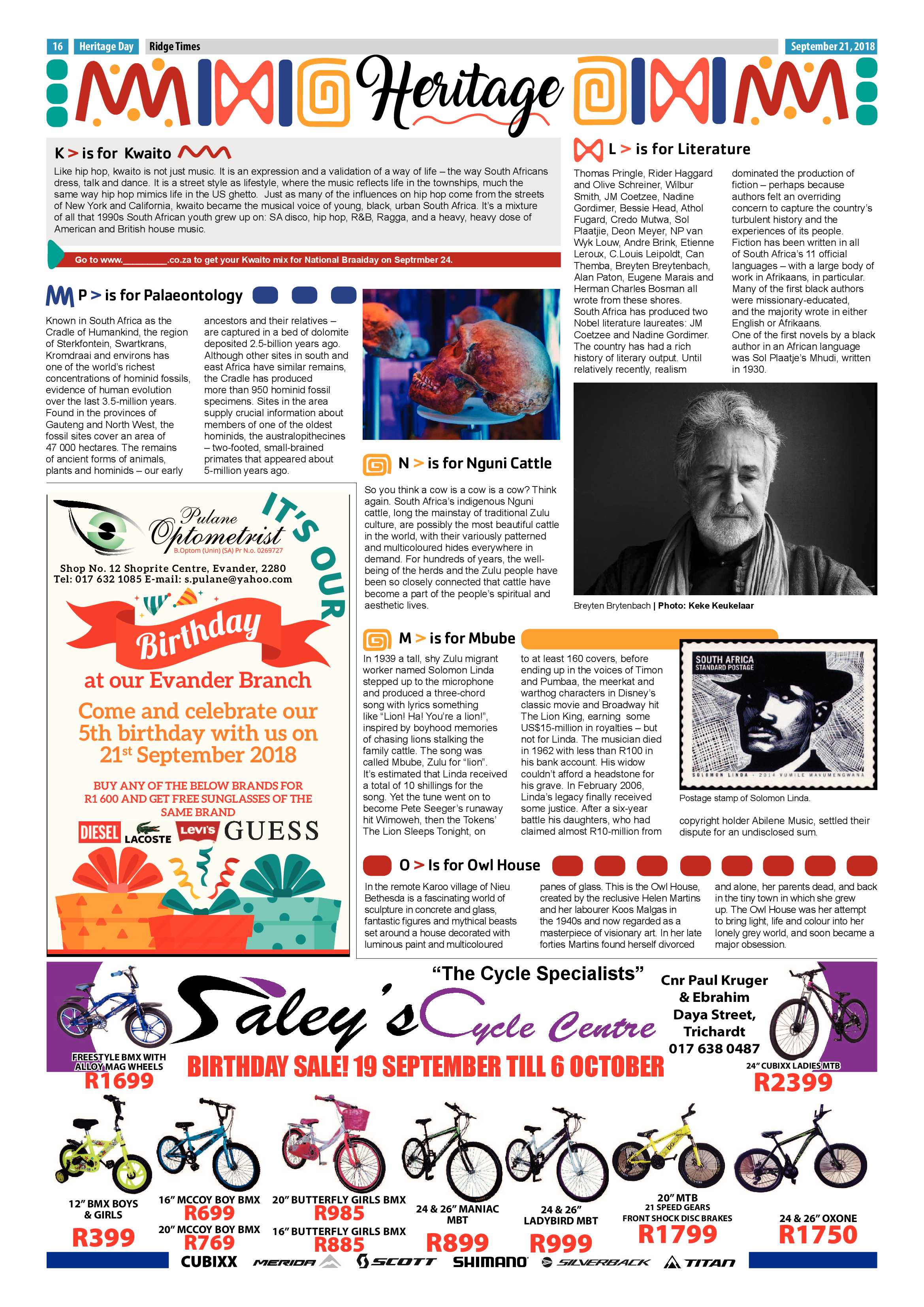 Ridge Times 21 September 2018 page 18