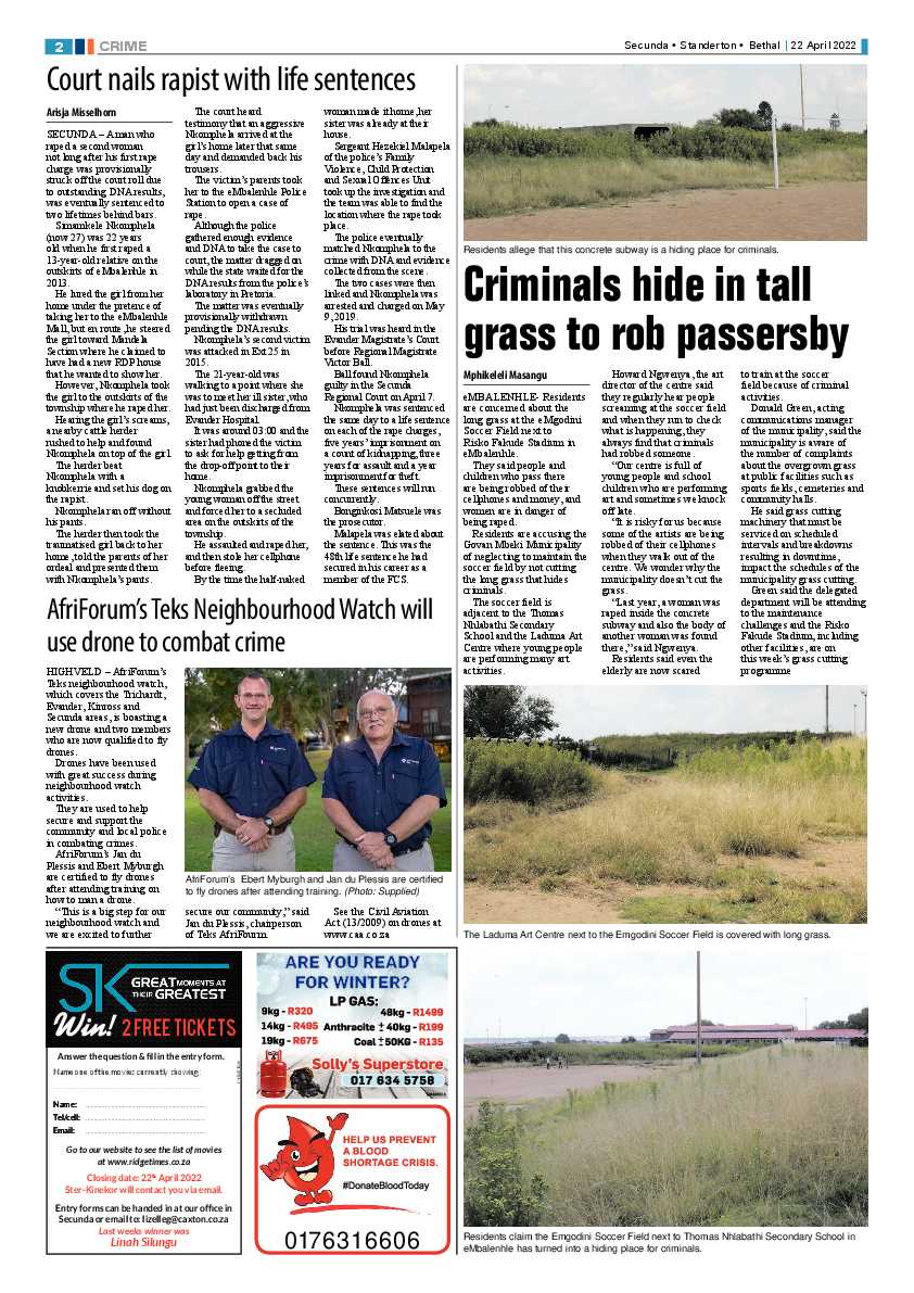 Ridge Times 22 April 2022 page 4