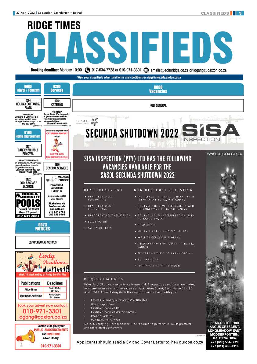 Ridge Times 22 April 2022 page 7