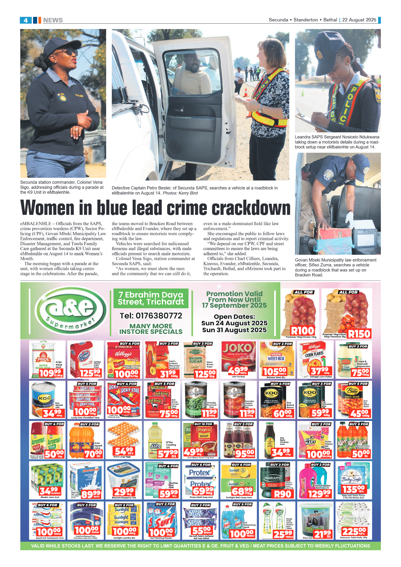 Ridge Times 22 August 2025 page 4