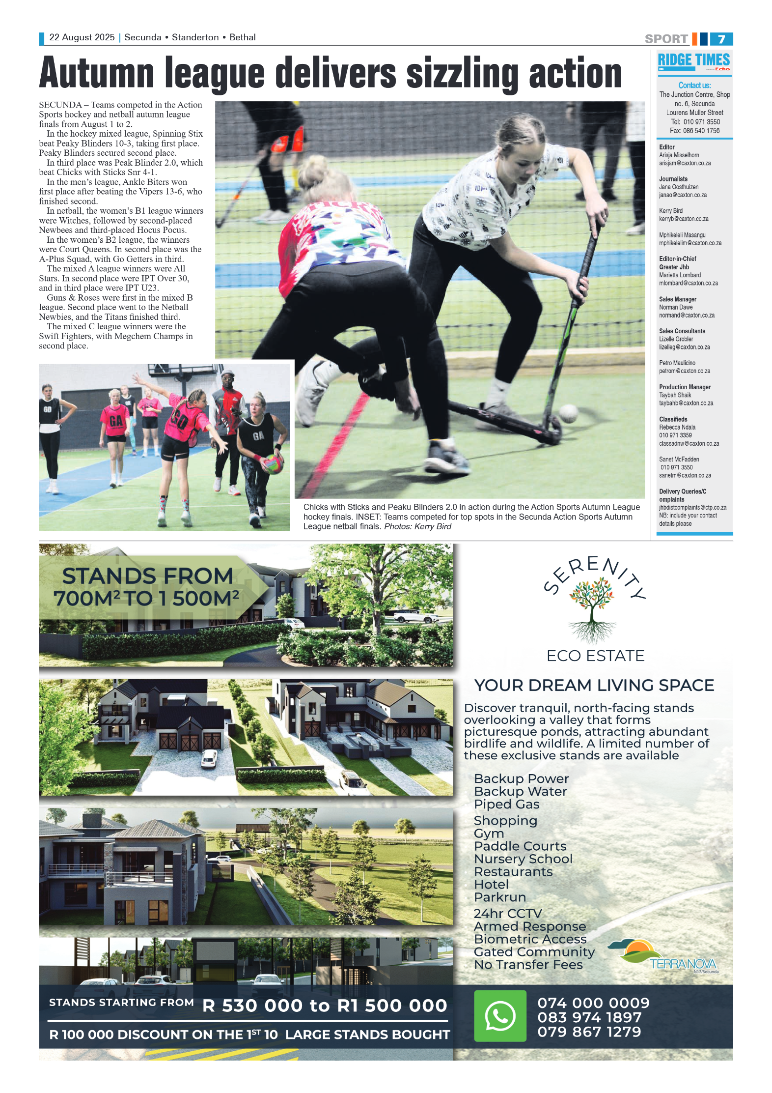 Ridge Times 22 August 2025 page 7