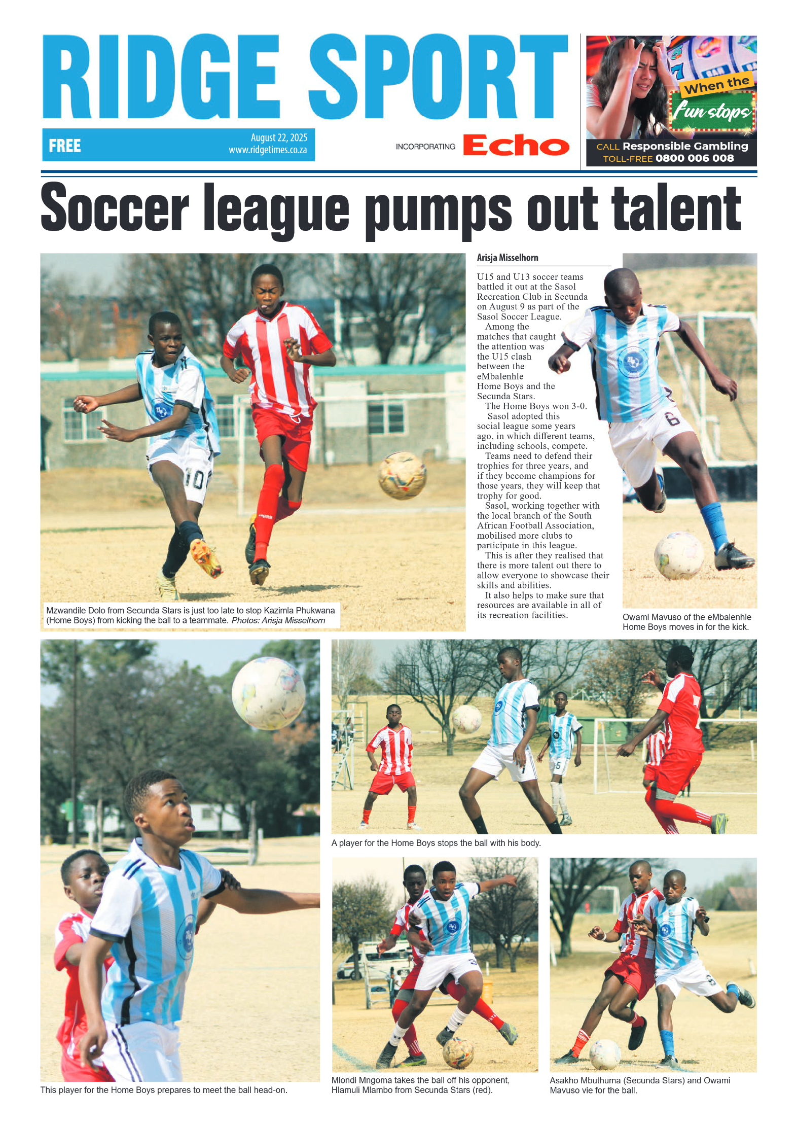 Ridge Times 22 August 2025 page 8