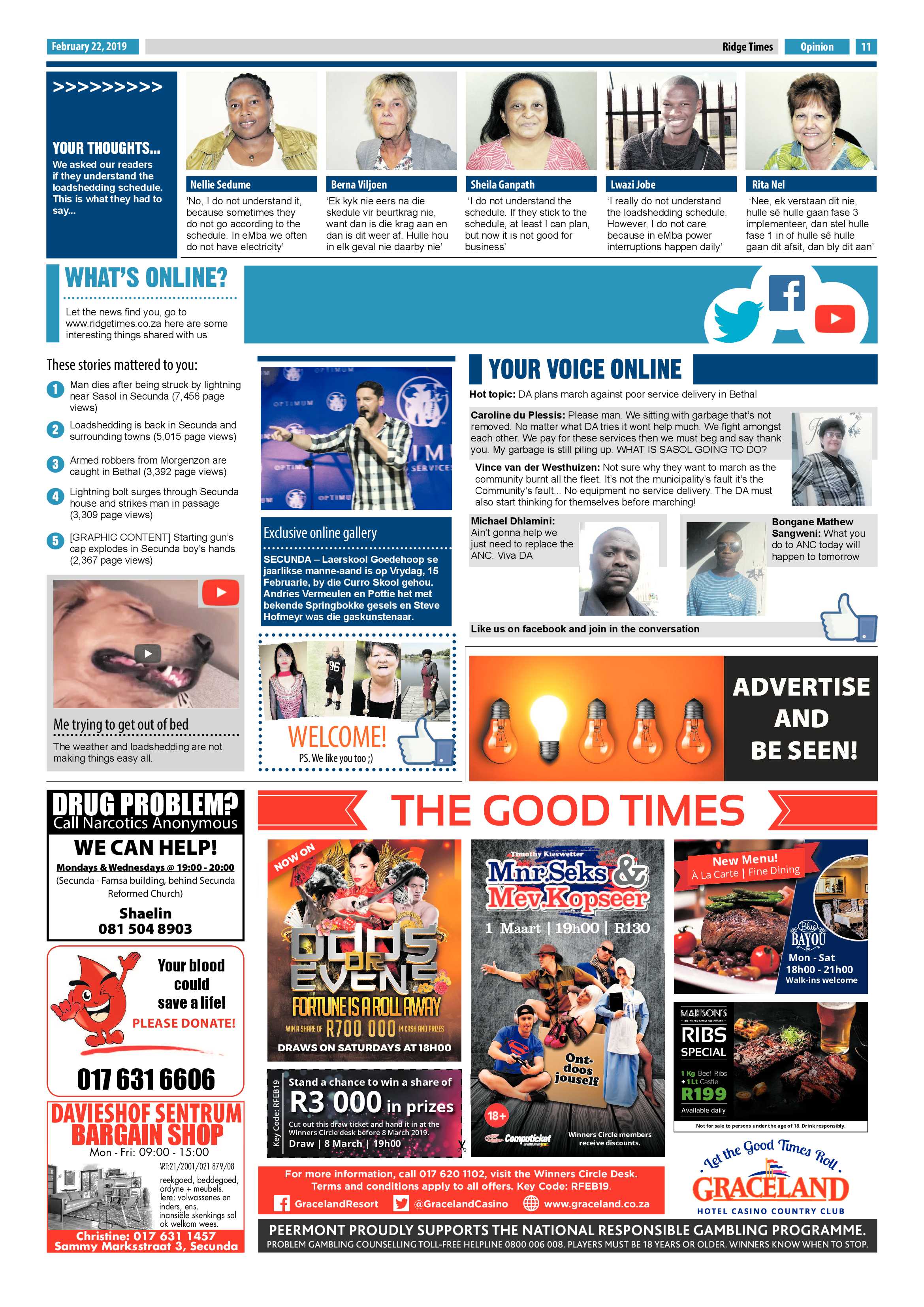 Ridge Times 22 February 2019 page 13