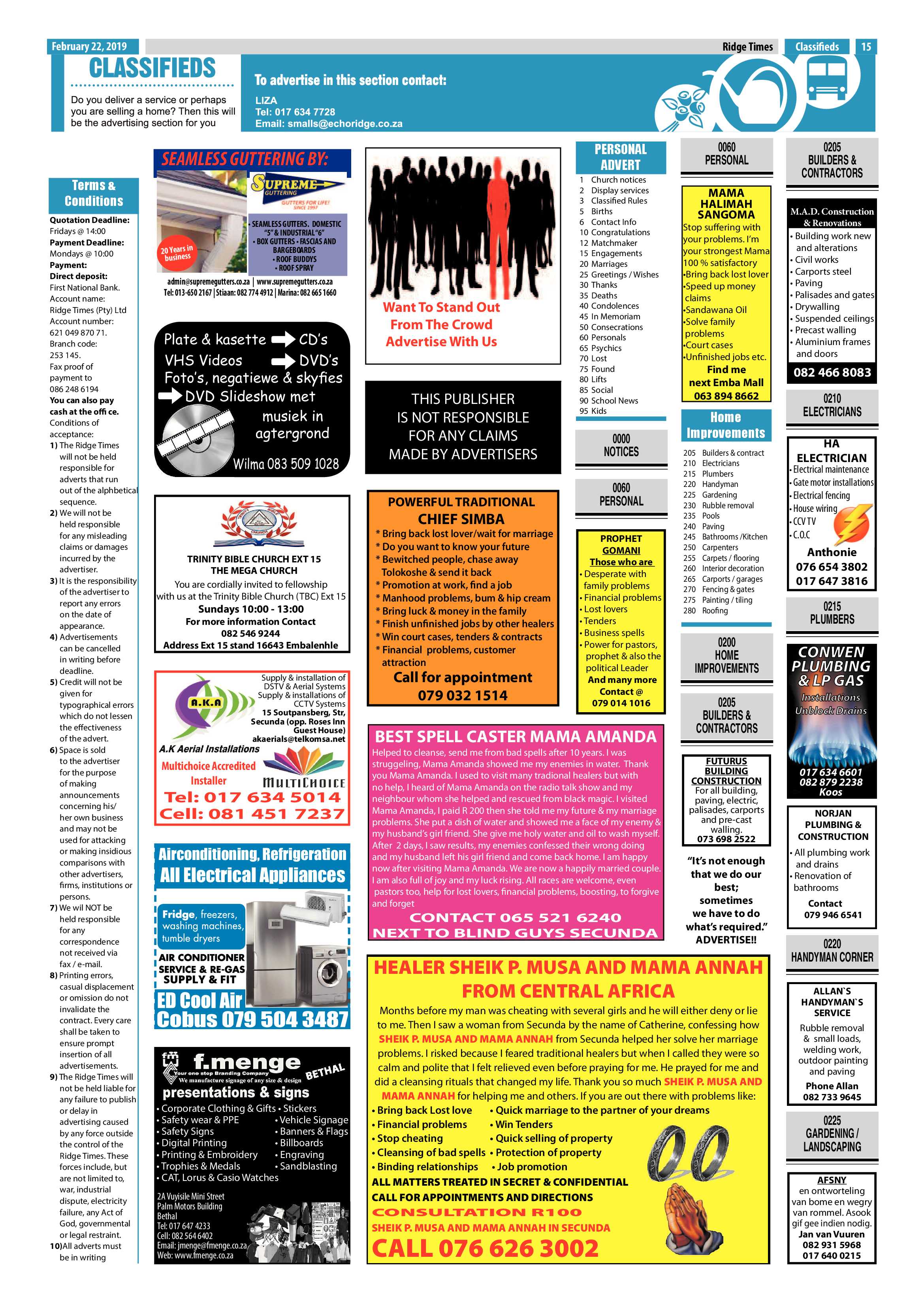 Ridge Times 22 February 2019 page 17