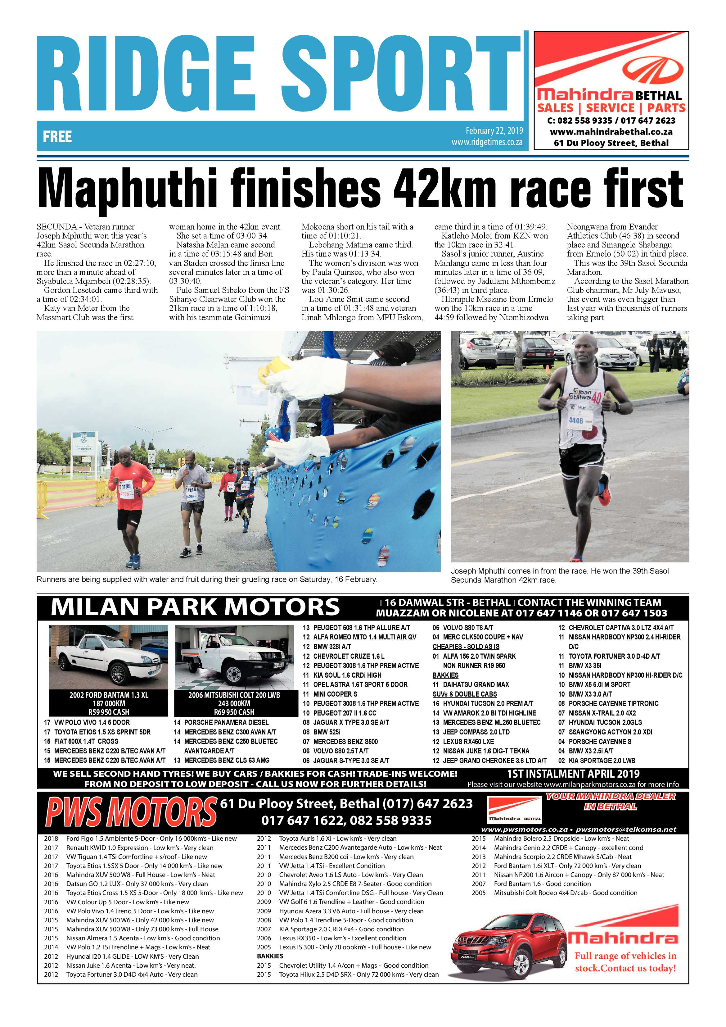Ridge Times 22 February 2019 page 22