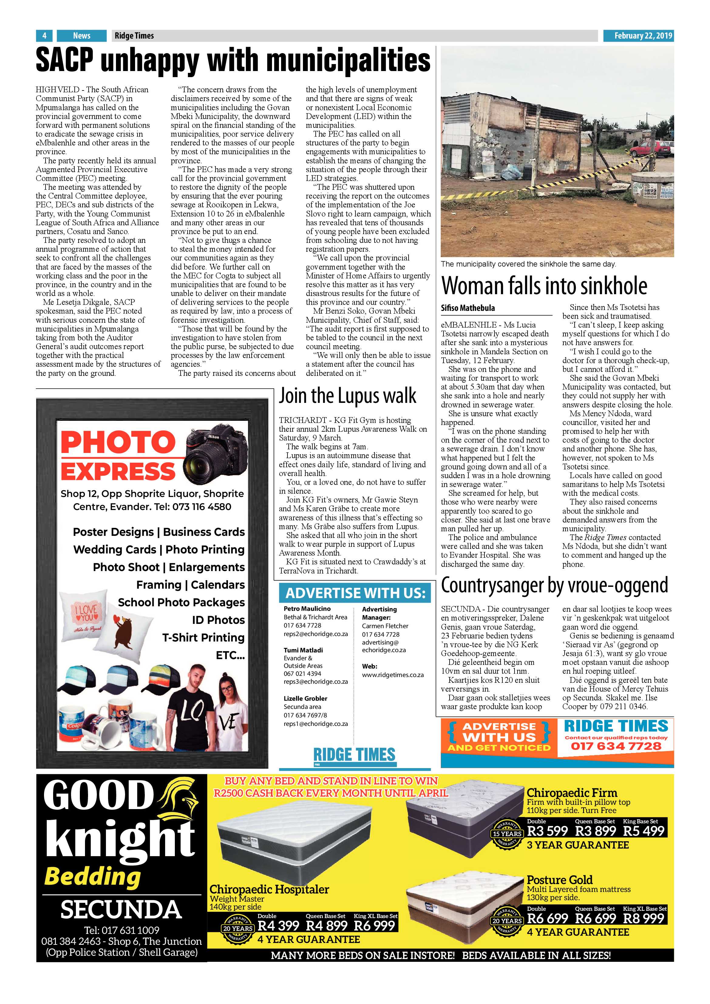 Ridge Times 22 February 2019 page 6