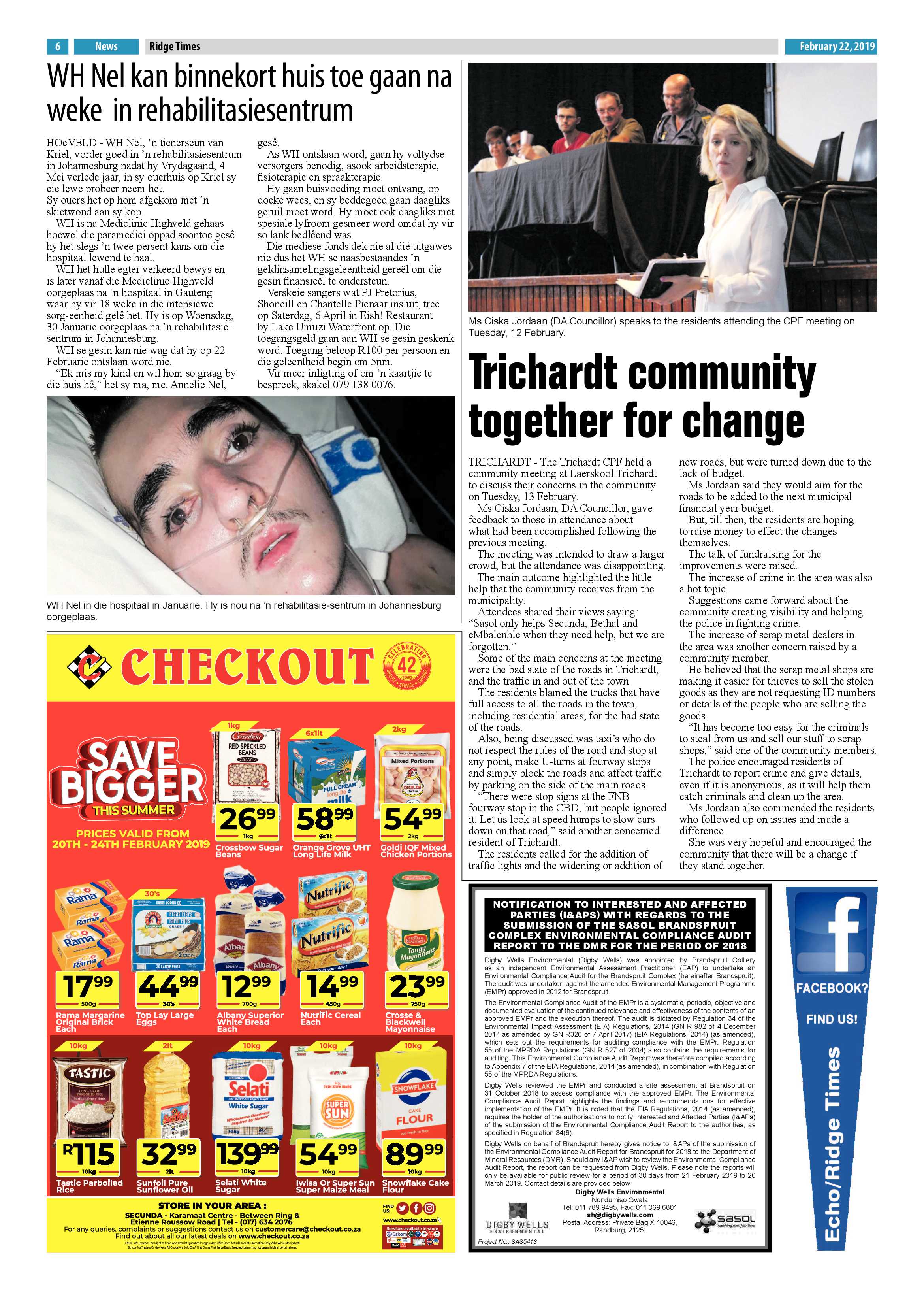 Ridge Times 22 February 2019 page 8