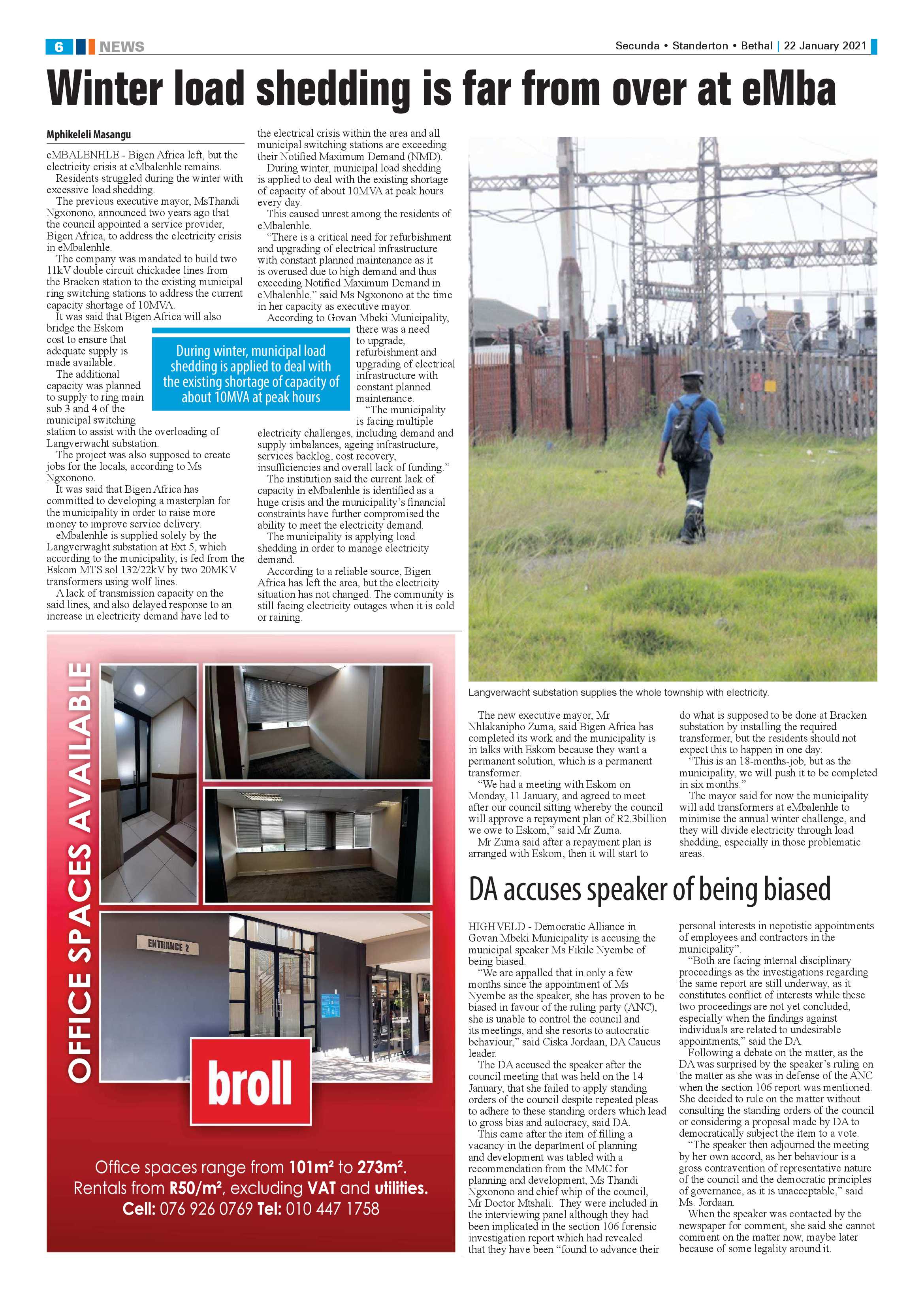 Ridge Times 22 January 2021 page 6