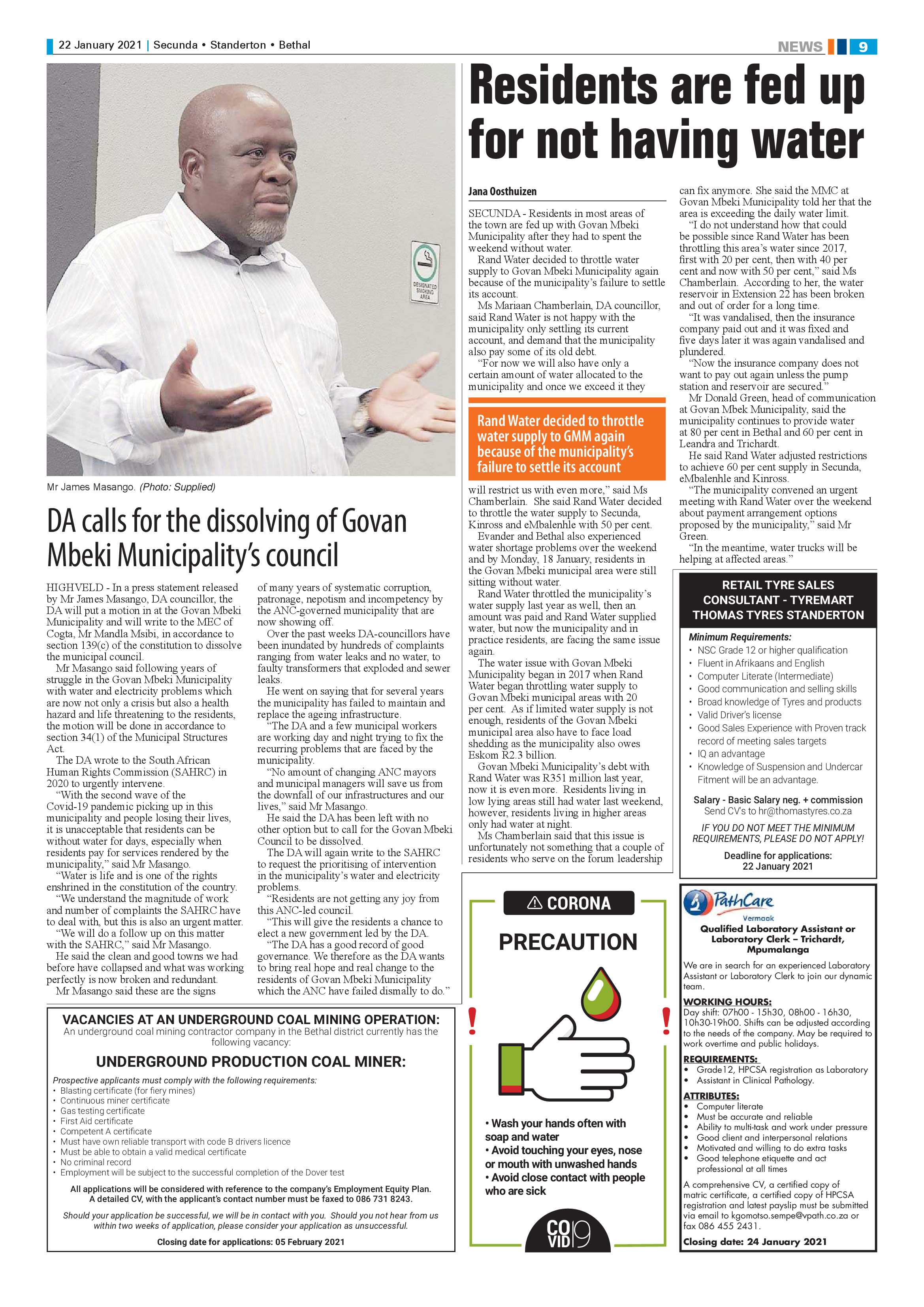 Ridge Times 22 January 2021 page 9