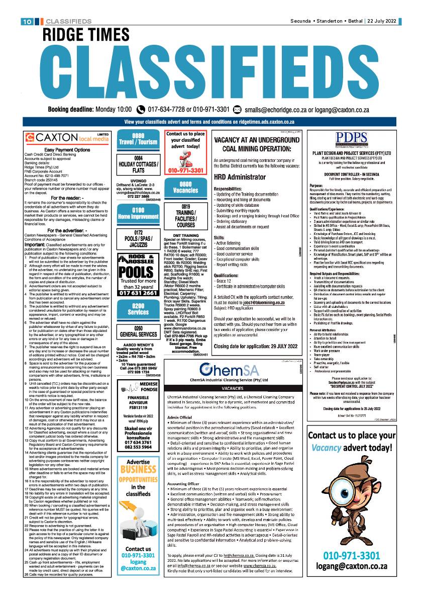 Ridge Times 22 July 2022 page 12