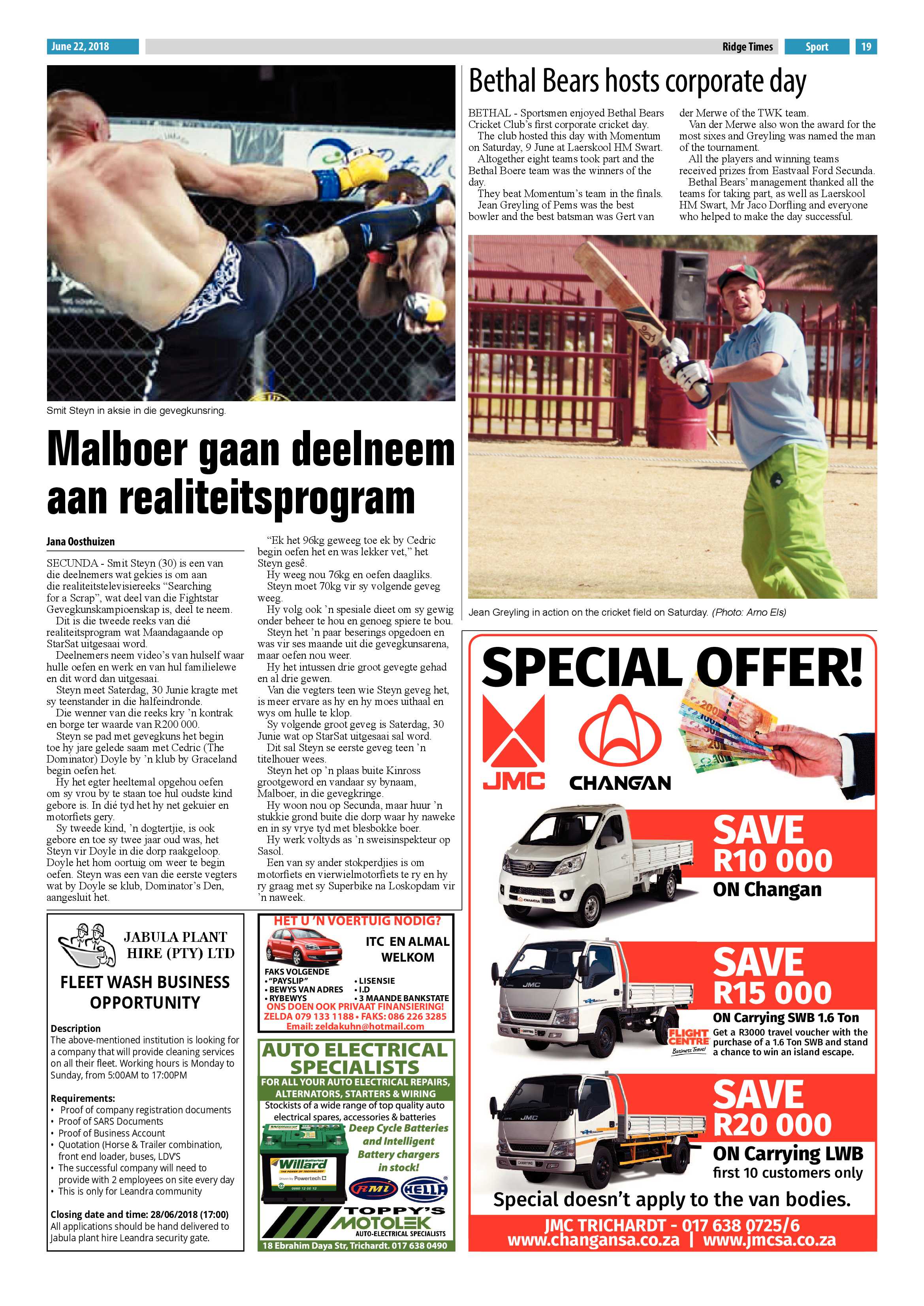 Ridge Times 22 June 2018 page 21