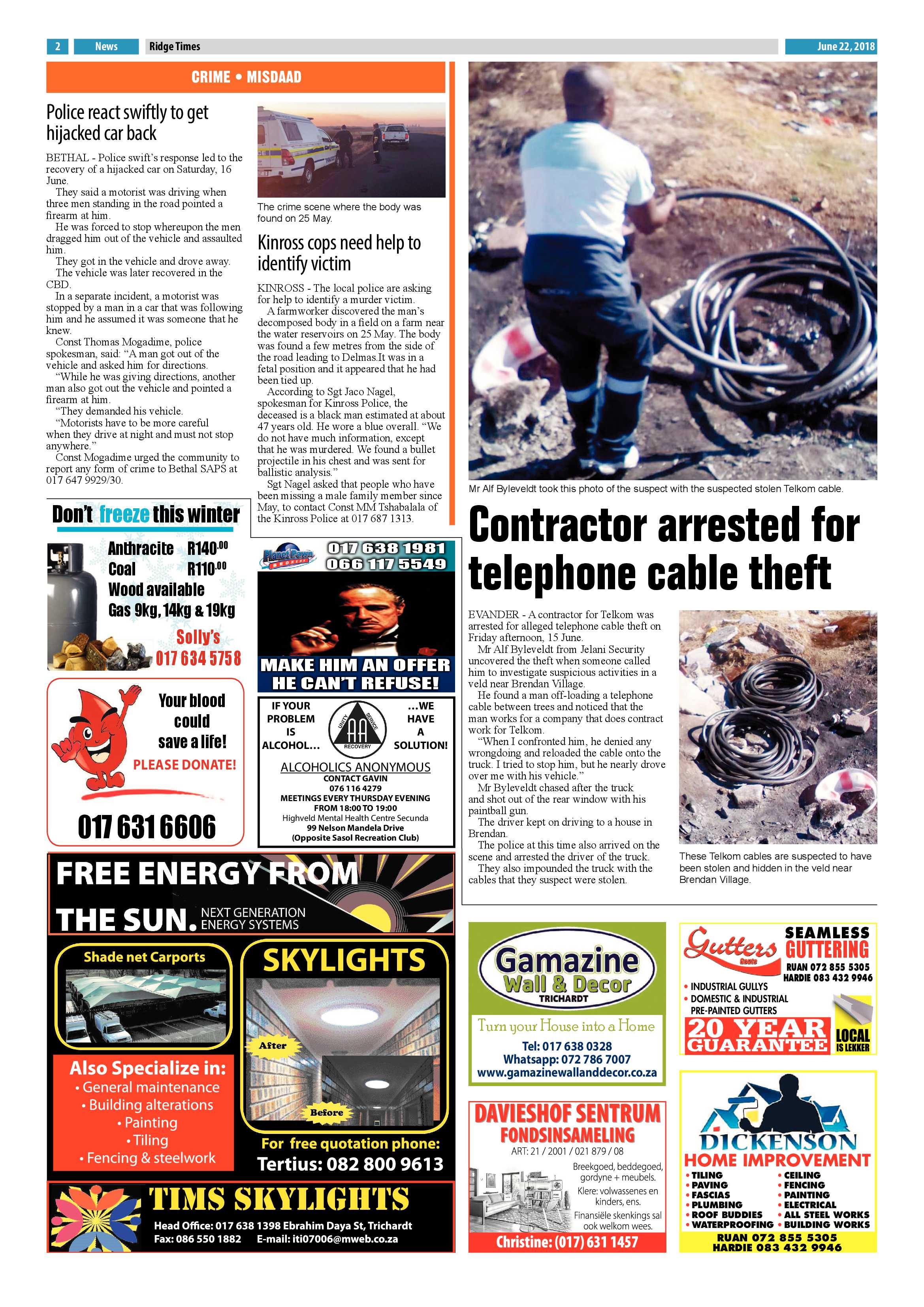 Ridge Times 22 June 2018 page 4