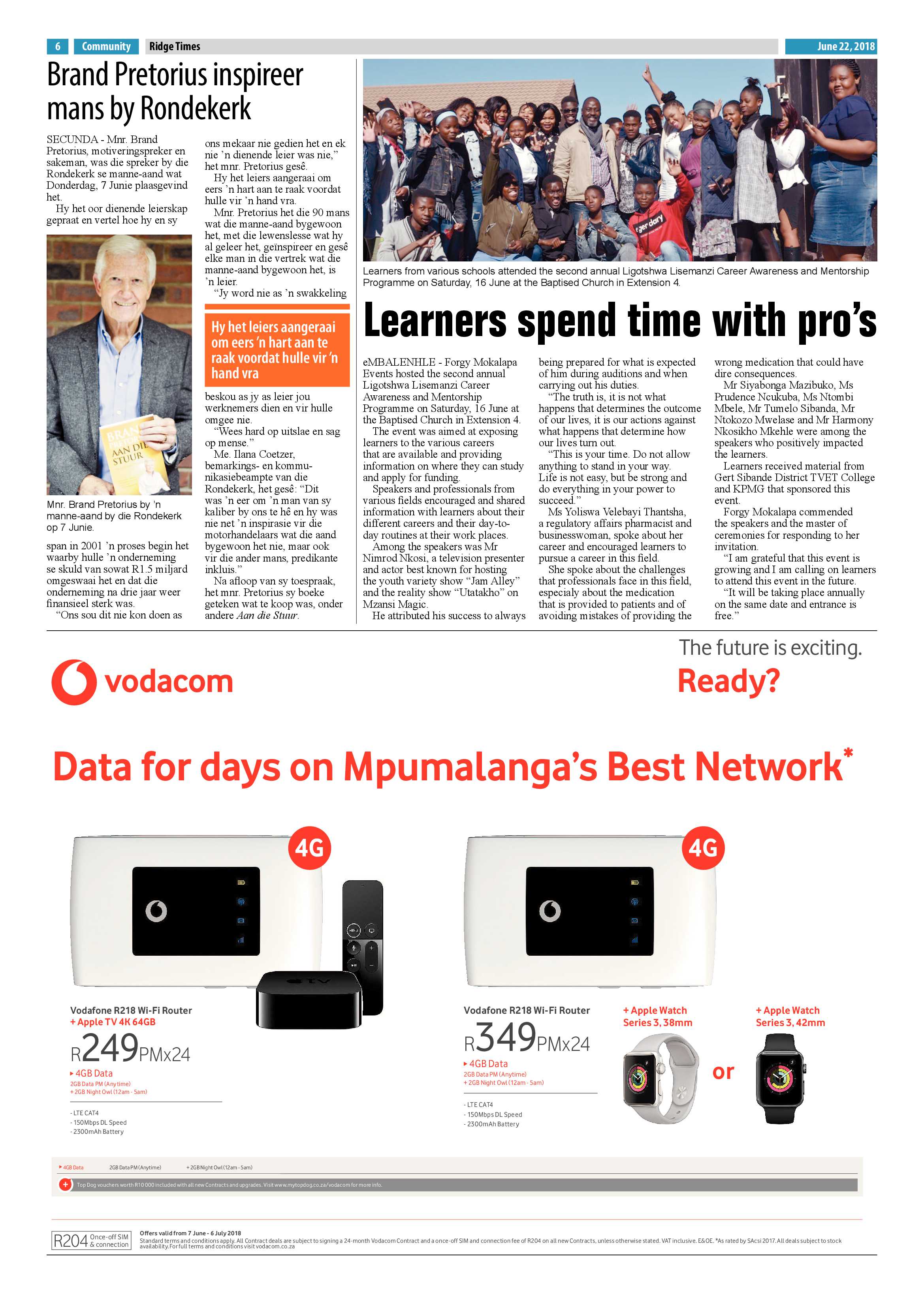 Ridge Times 22 June 2018 page 8