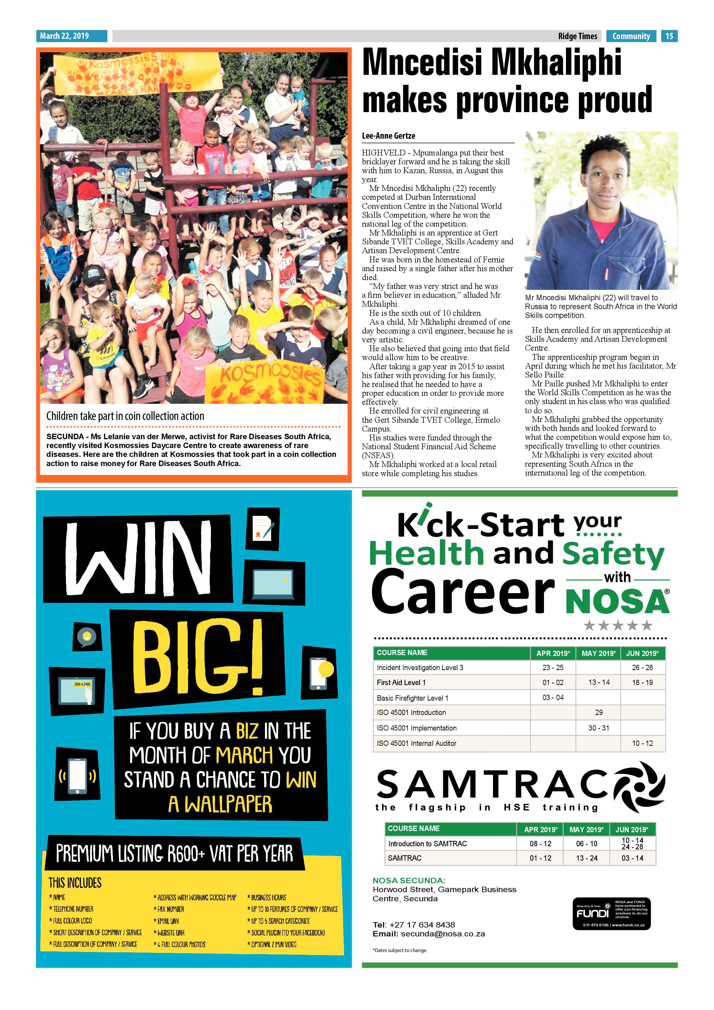 Ridge Times 22 March 2019 page 17