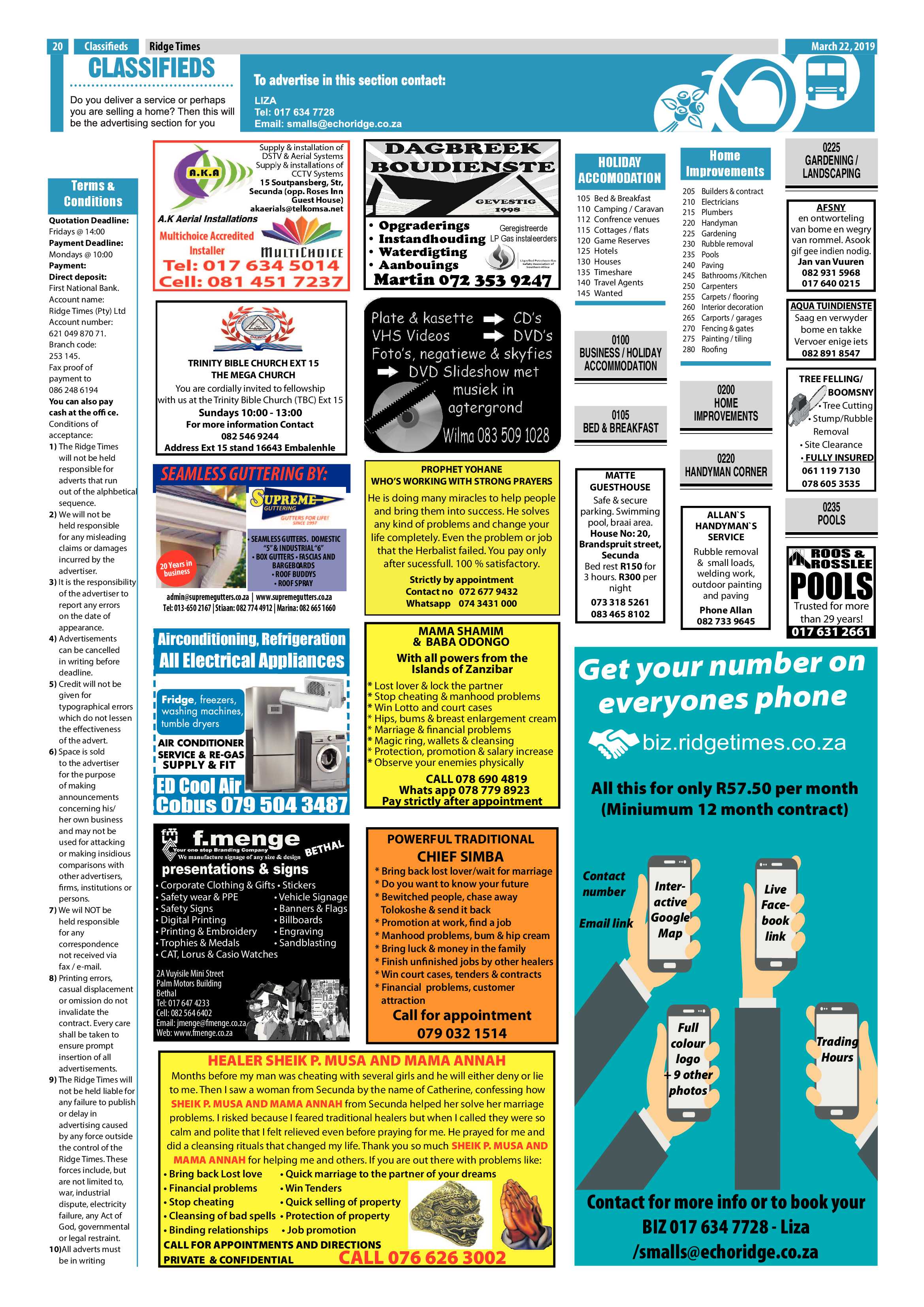 Ridge Times 22 March 2019 page 22