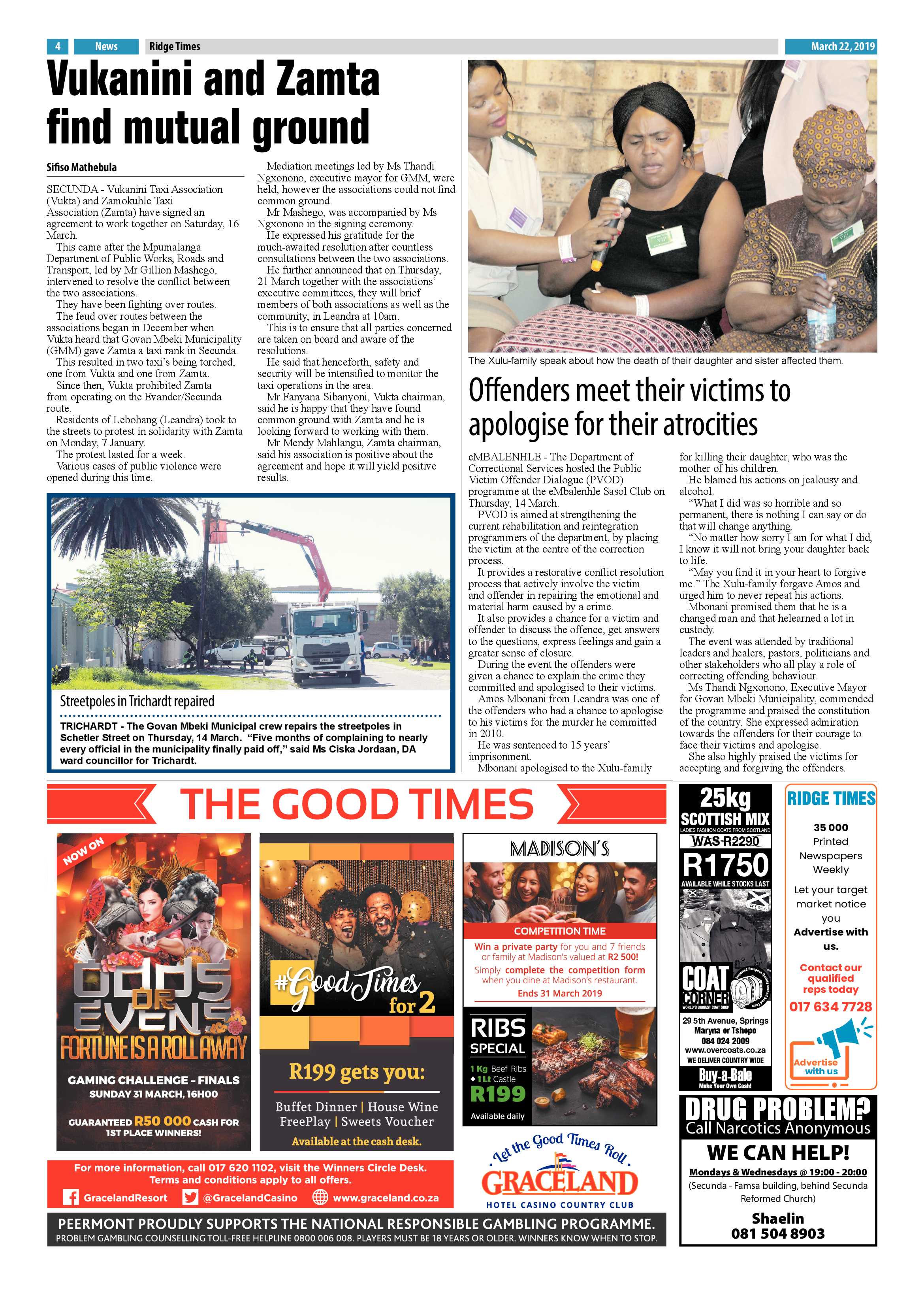 Ridge Times 22 March 2019 page 6