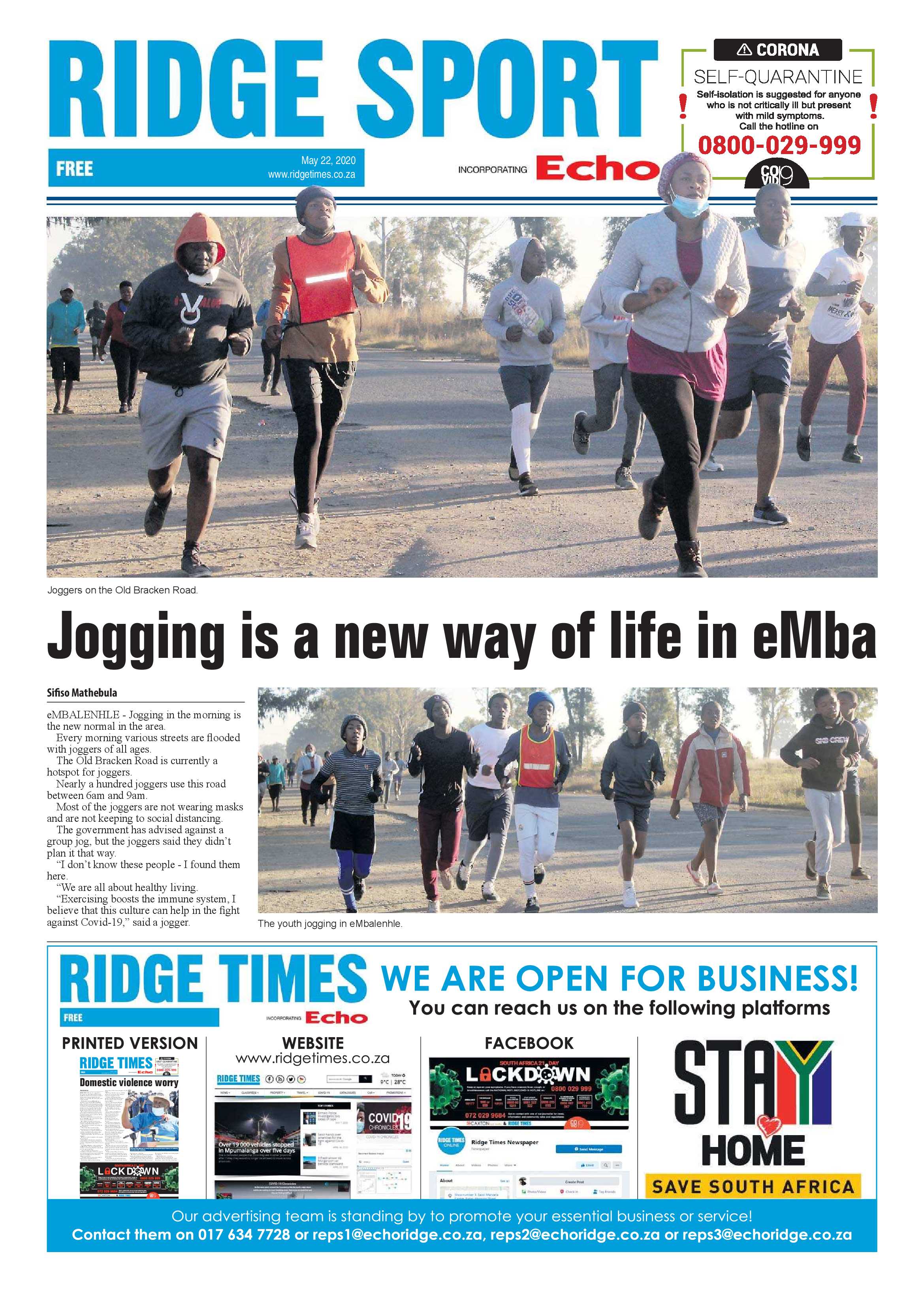 Ridge Times 22 May 2020 page 12