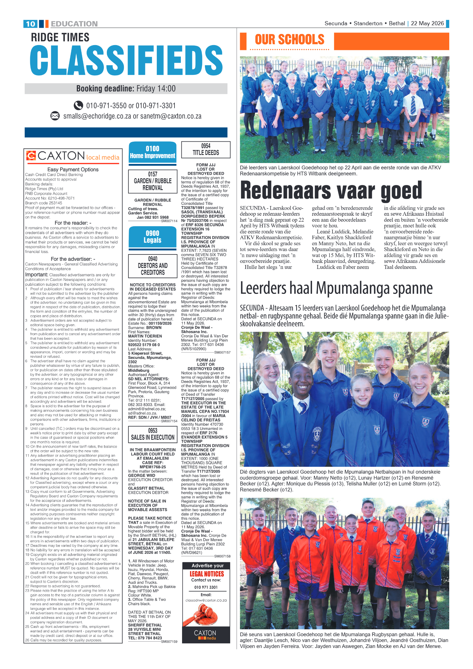 Ridge Times 22 May 2026 page 10