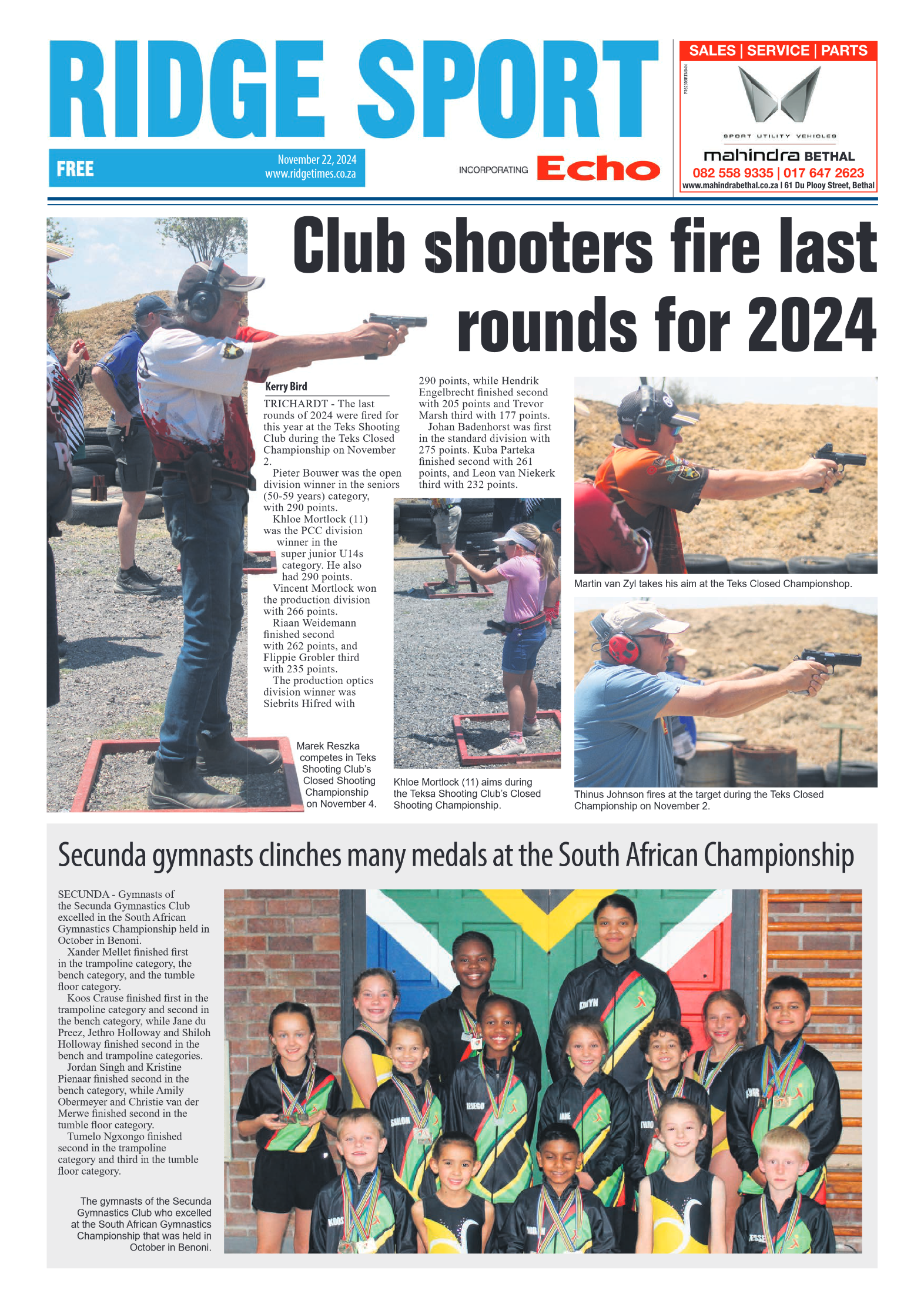 Ridge Times 22 November 2024 page 8