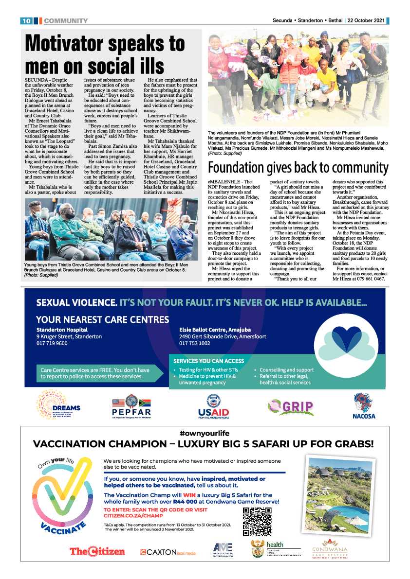 Ridge Times 22 October 2021 page 12