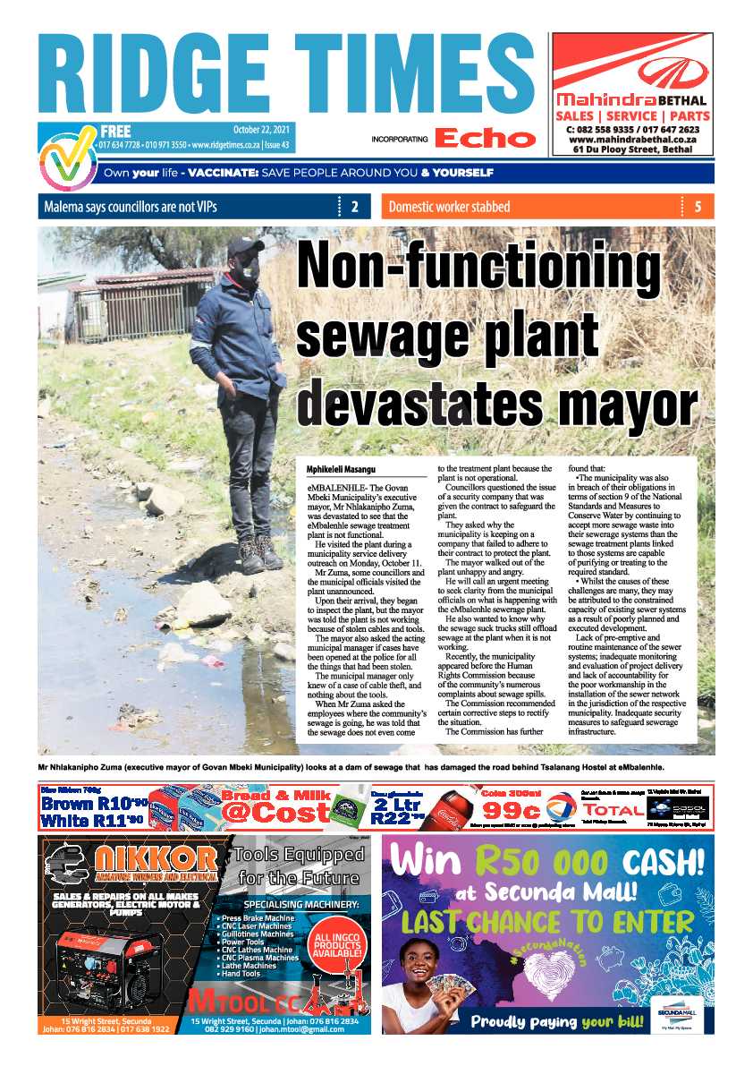 Ridge Times 22 October 2021 page 3