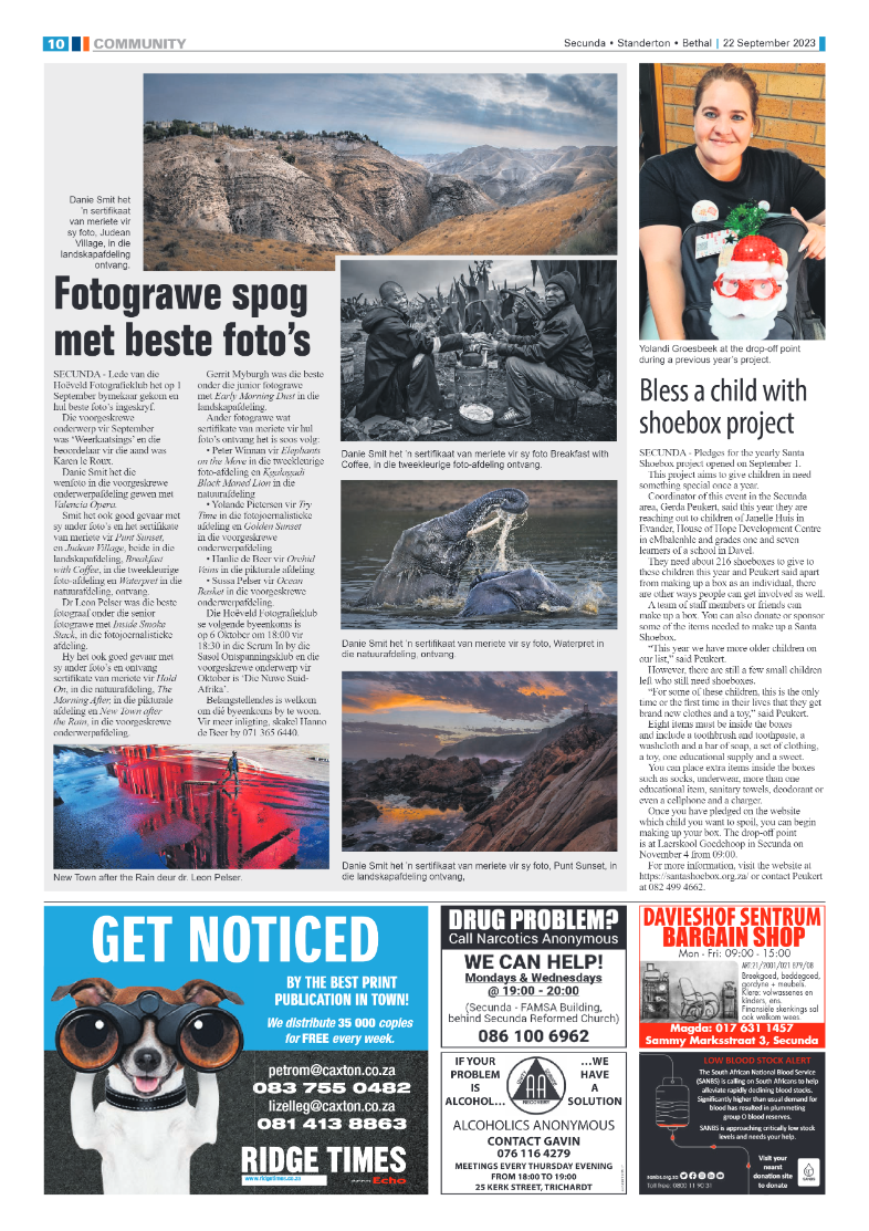 Ridge Times 22 September 2023 page 10