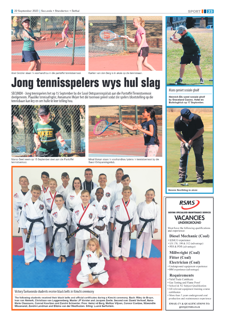 Ridge Times 22 September 2023 page 23