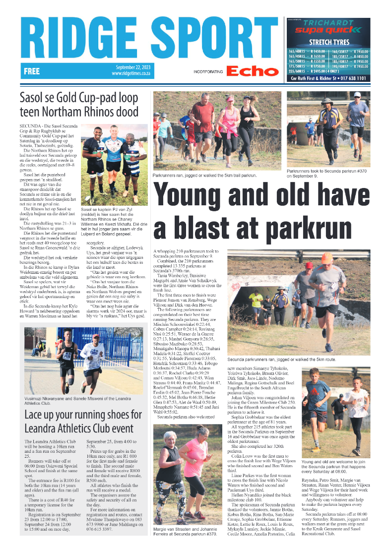 Ridge Times 22 September 2023 page 24