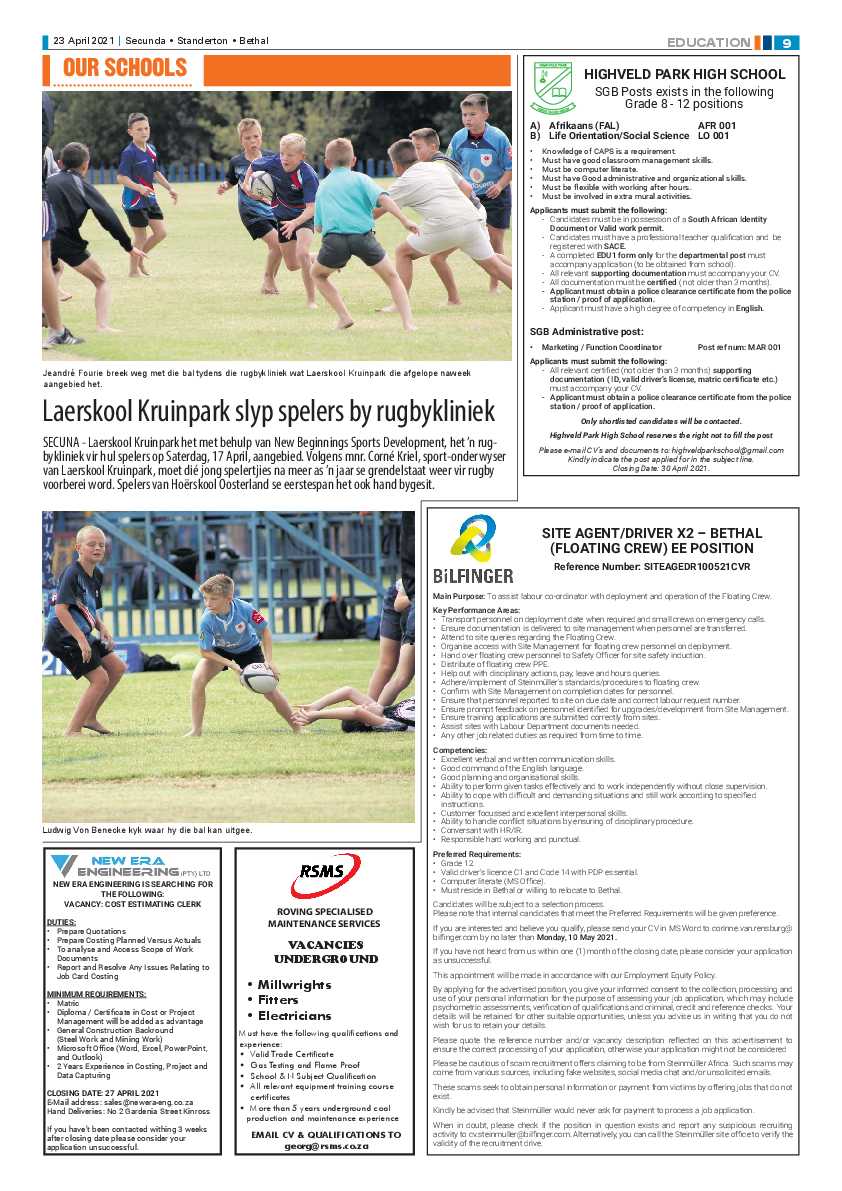 Ridge Times 23 April 2021 page 11
