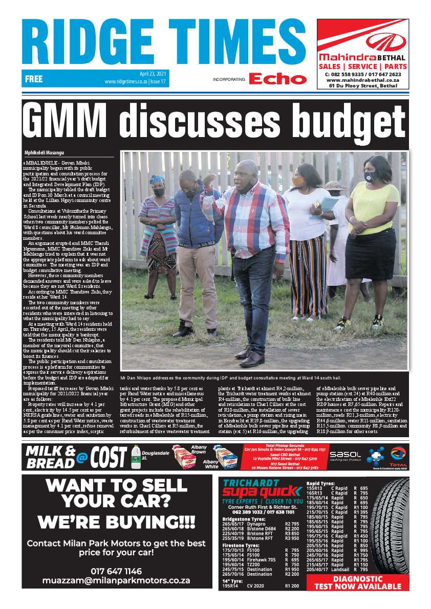 Ridge Times 23 April 2021 page 3