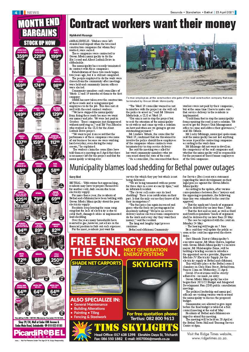 Ridge Times 23 April 2021 page 6