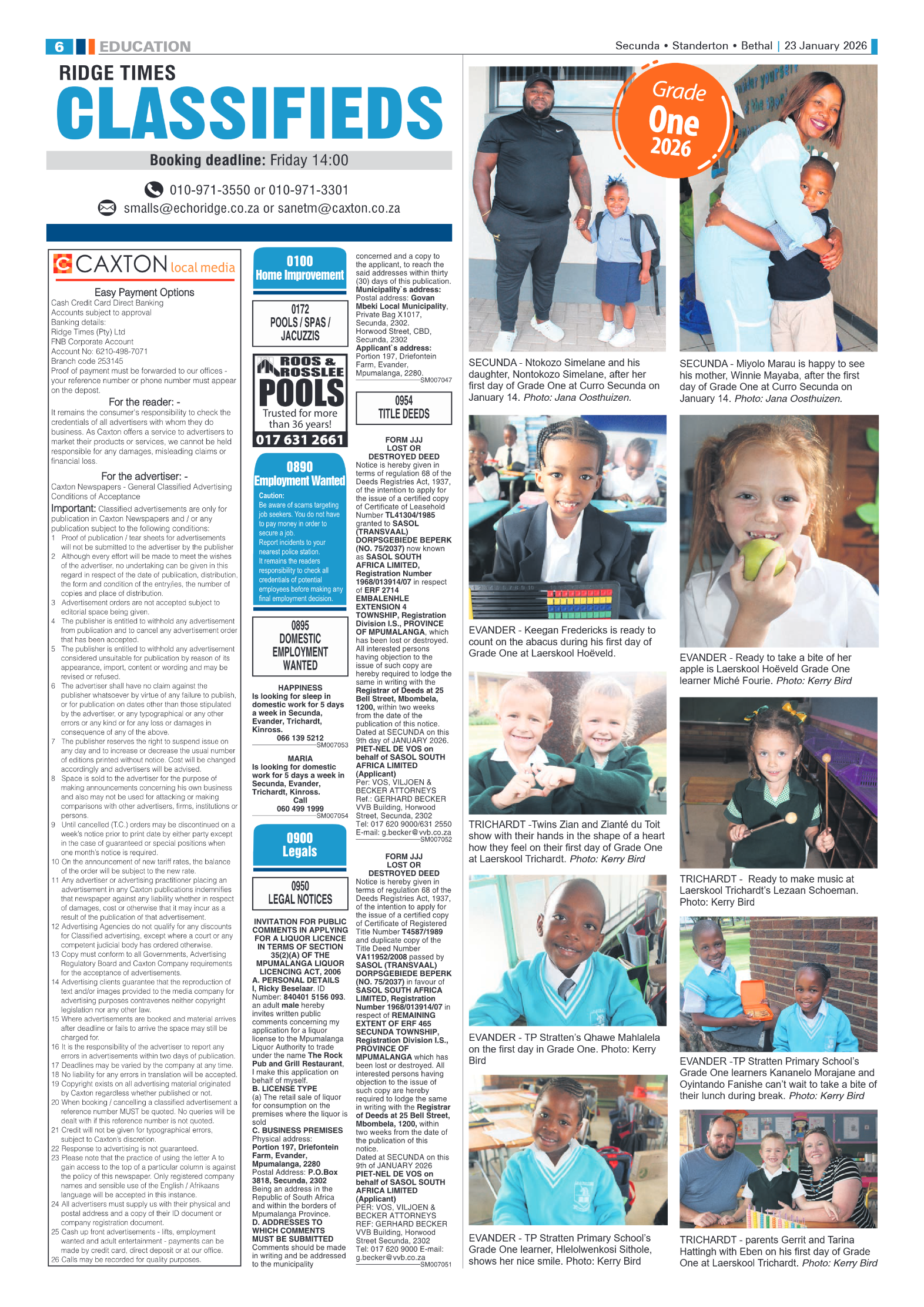 Ridge Times 23 January 2026 page 6
