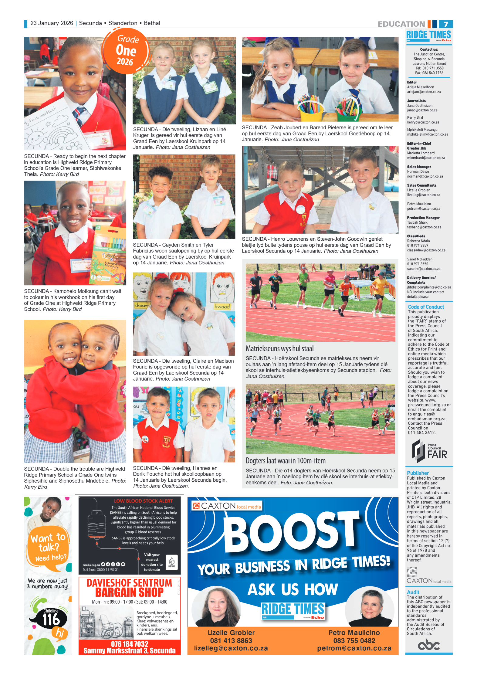 Ridge Times 23 January 2026 page 7