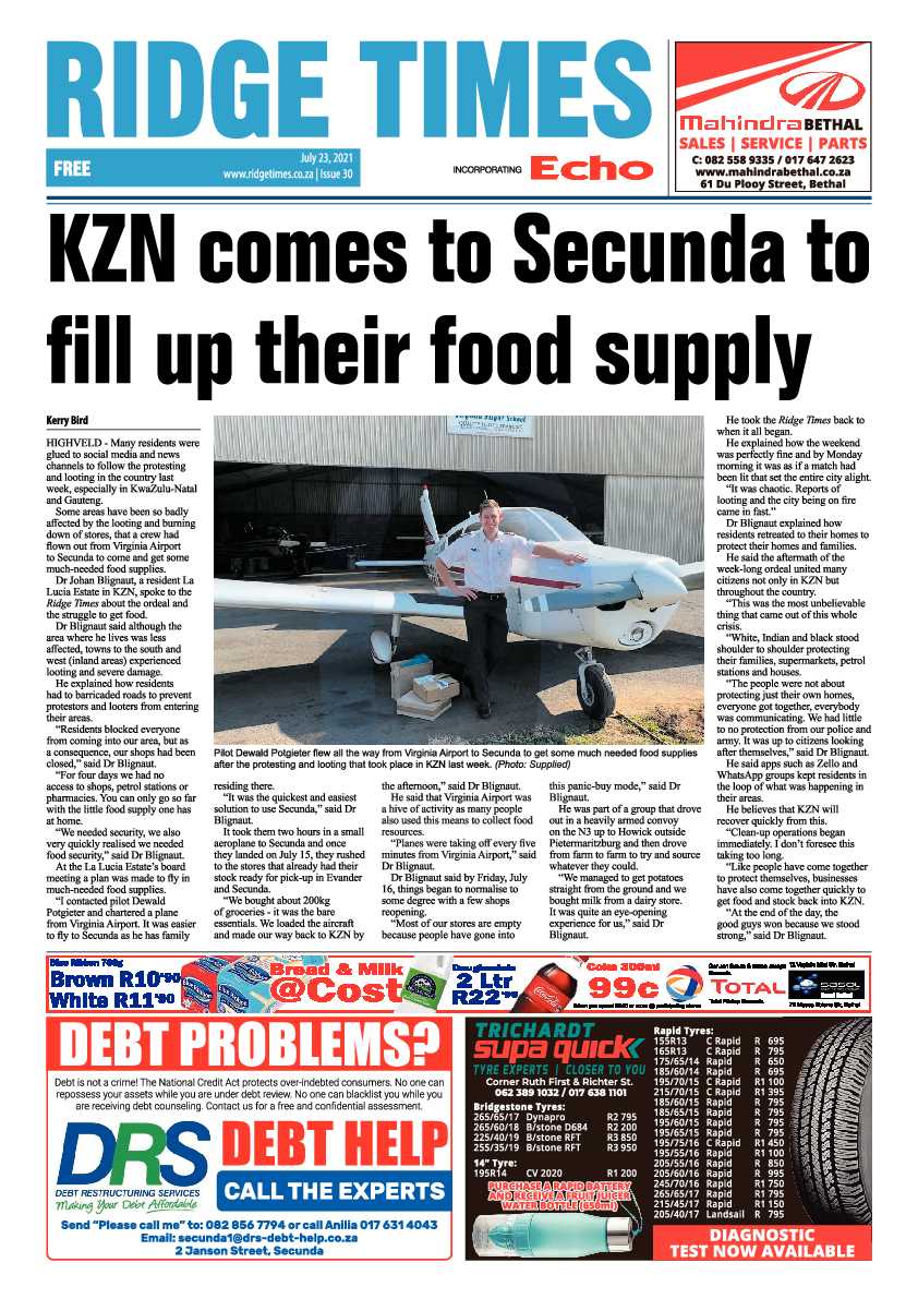Ridge Times 23 July 2021 page 3
