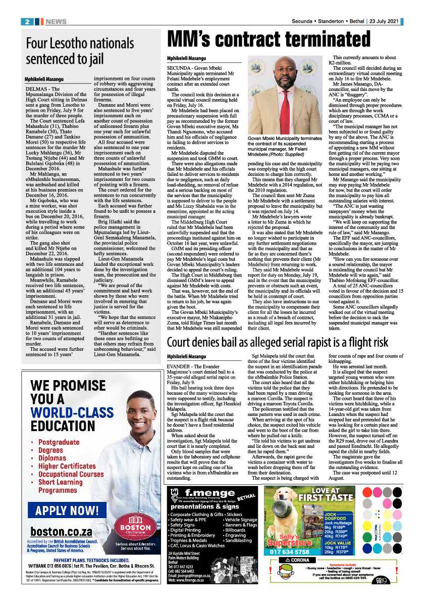 Ridge Times 23 July 2021 page 4