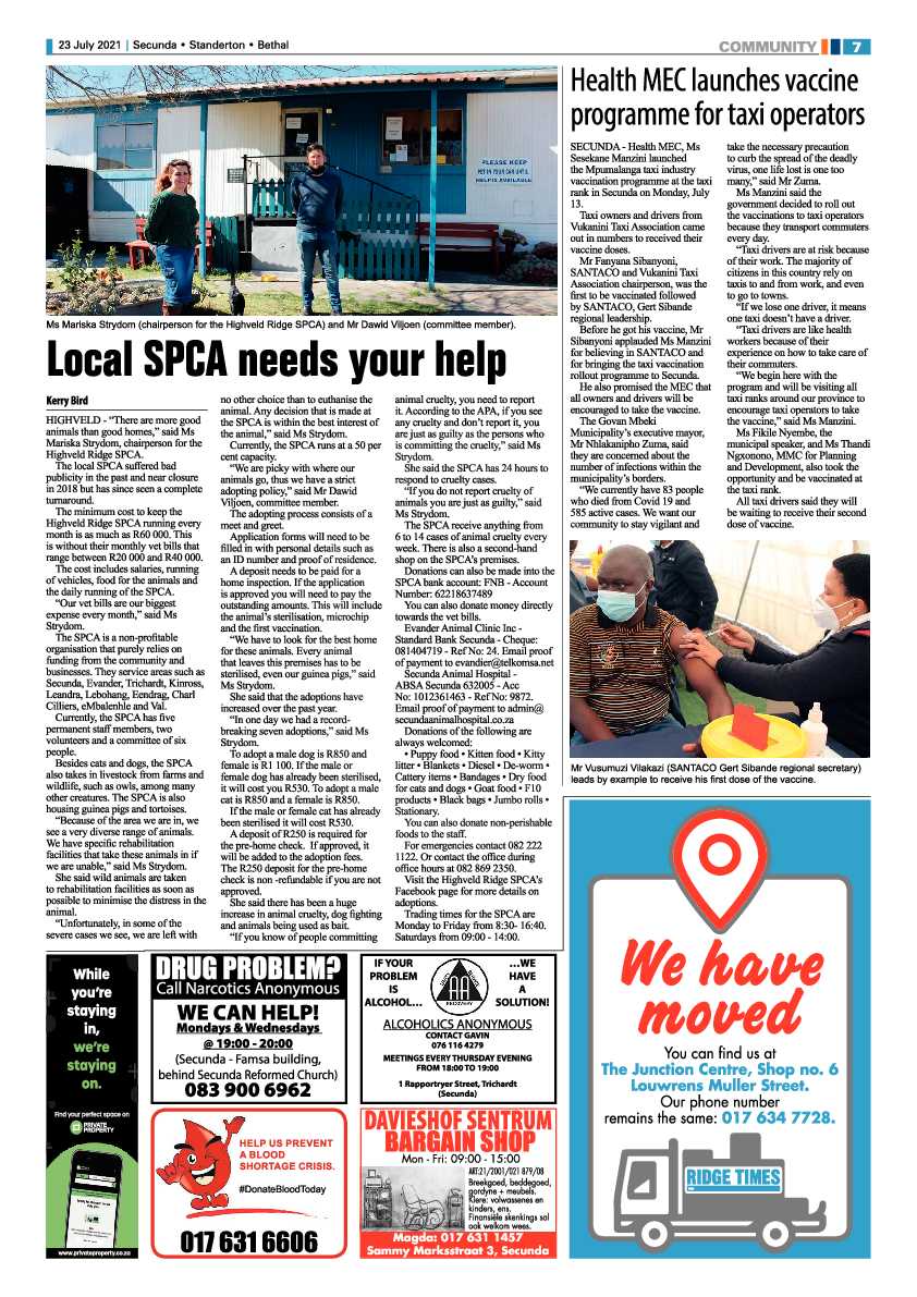 Ridge Times 23 July 2021 page 9