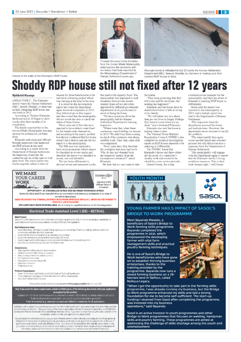 Ridge Times 23 June 2023 page 3