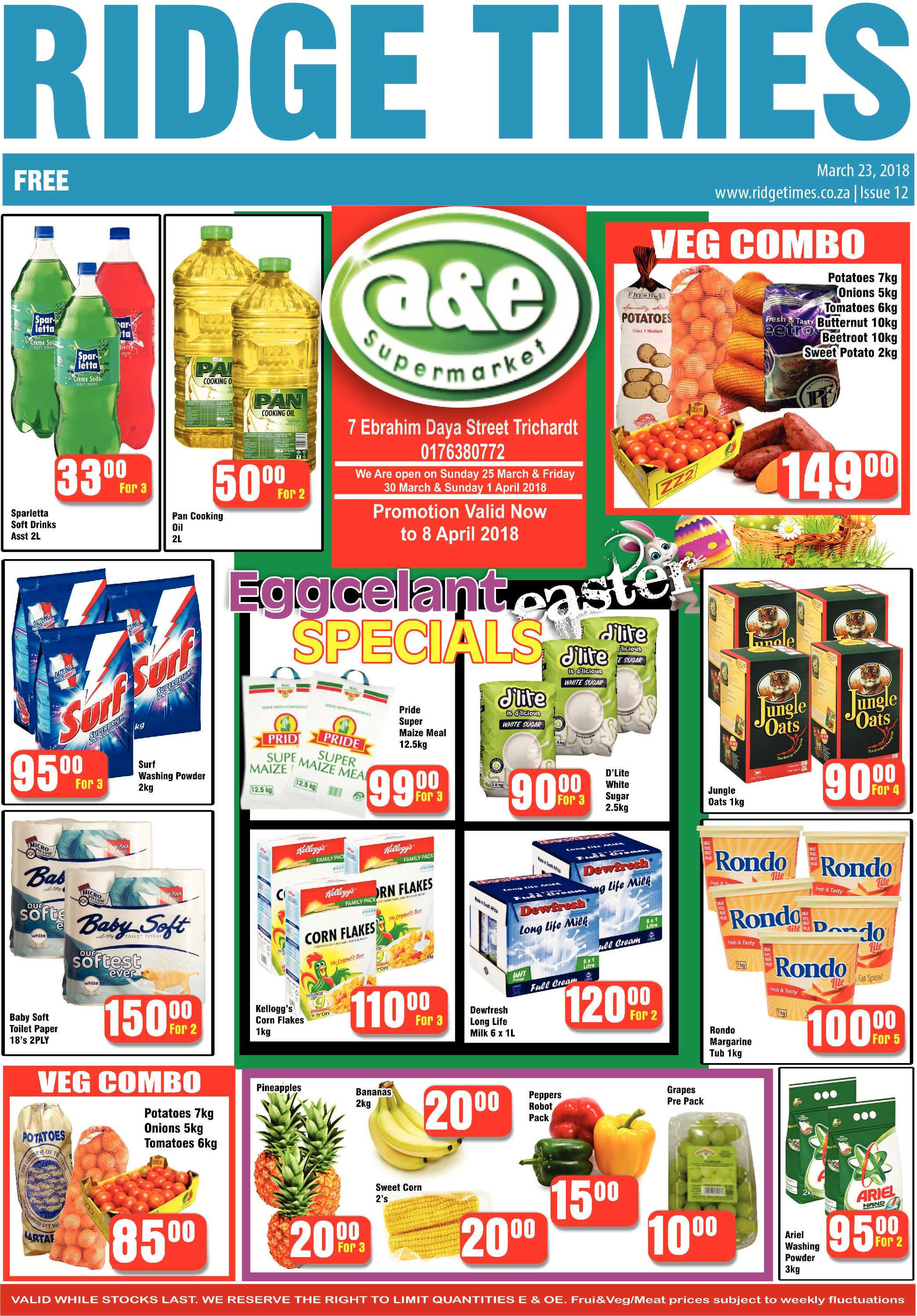 Ridge Times 23 March 2018 page 1