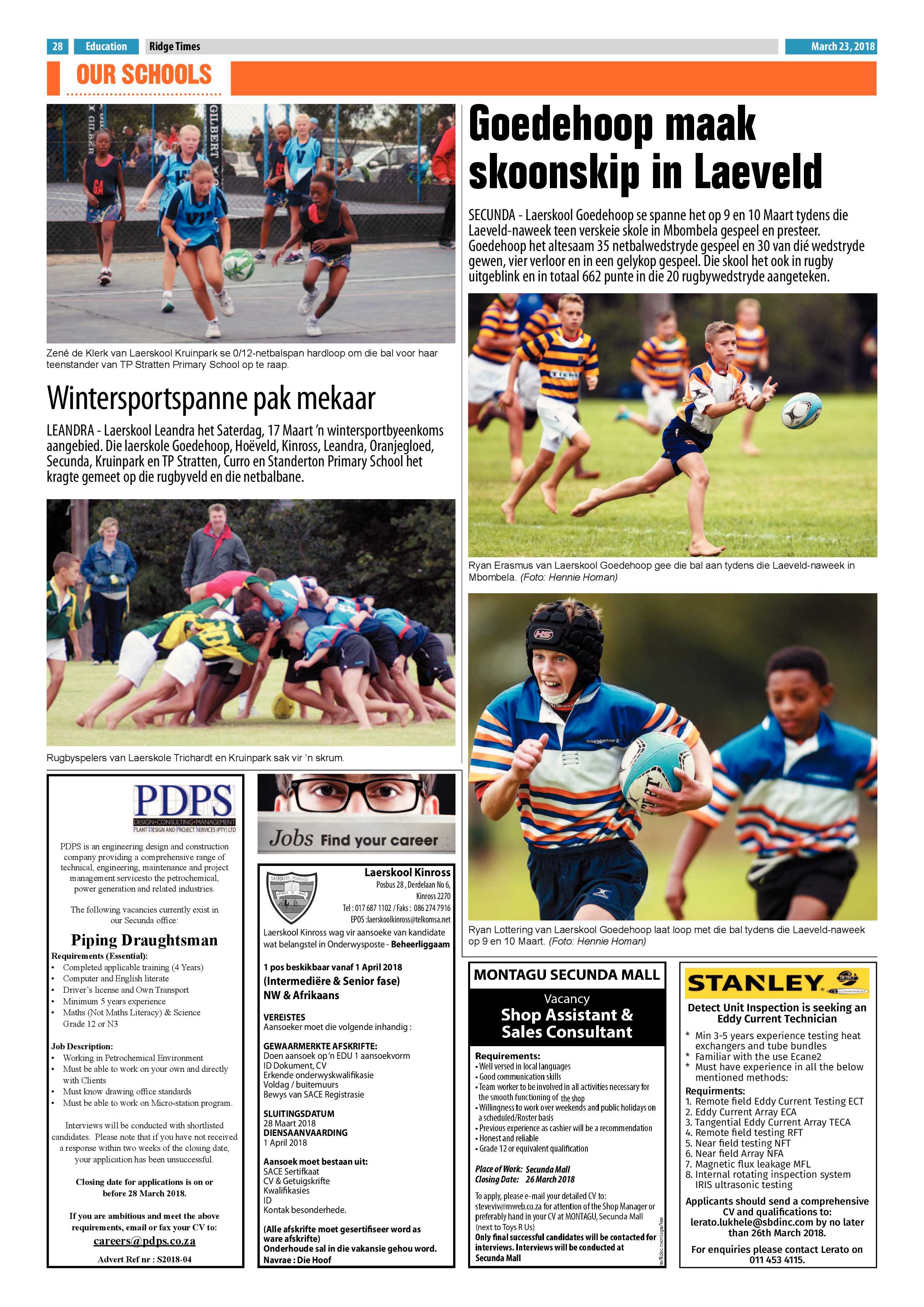 Ridge Times 23 March 2018 page 30