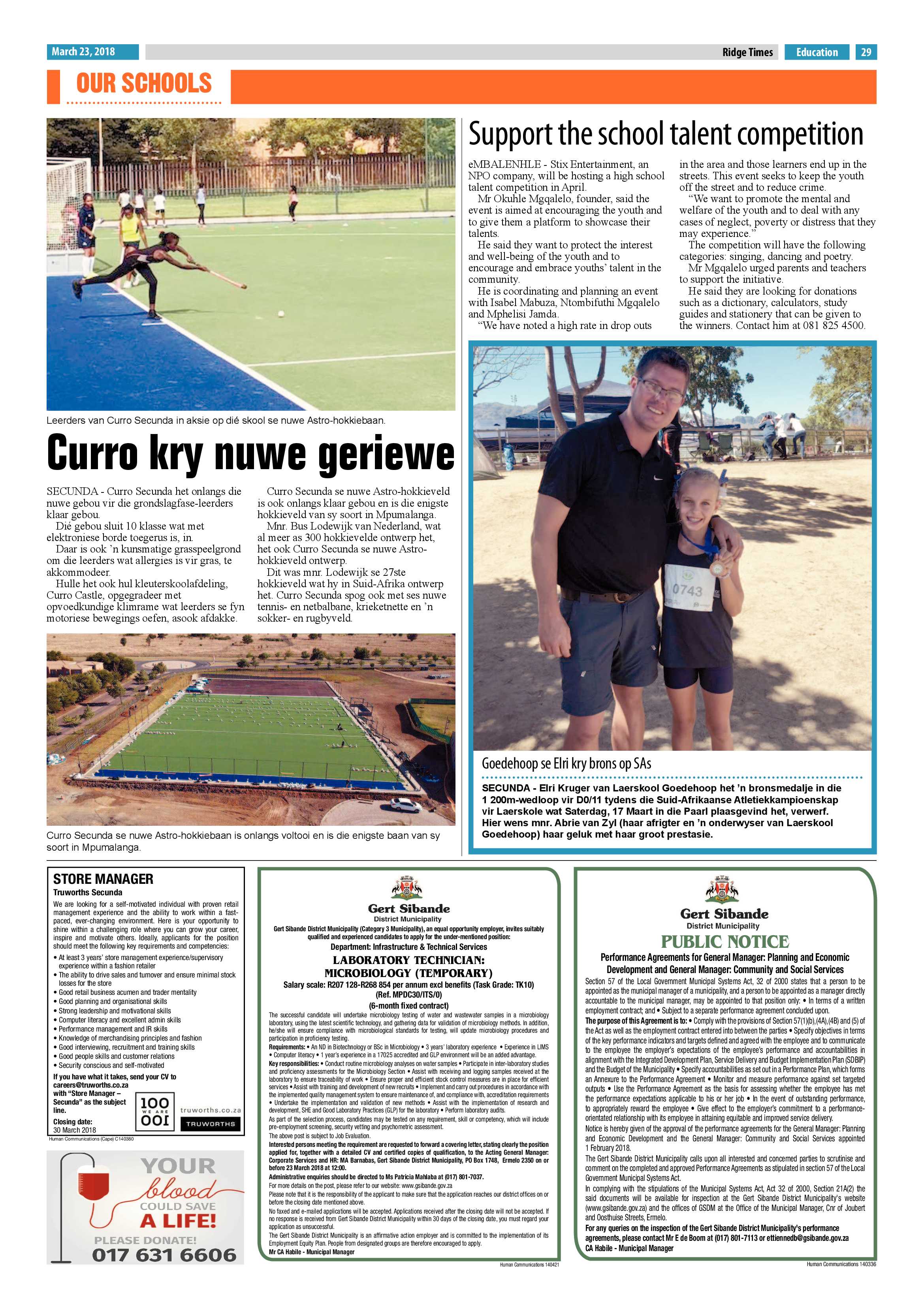 Ridge Times 23 March 2018 page 31