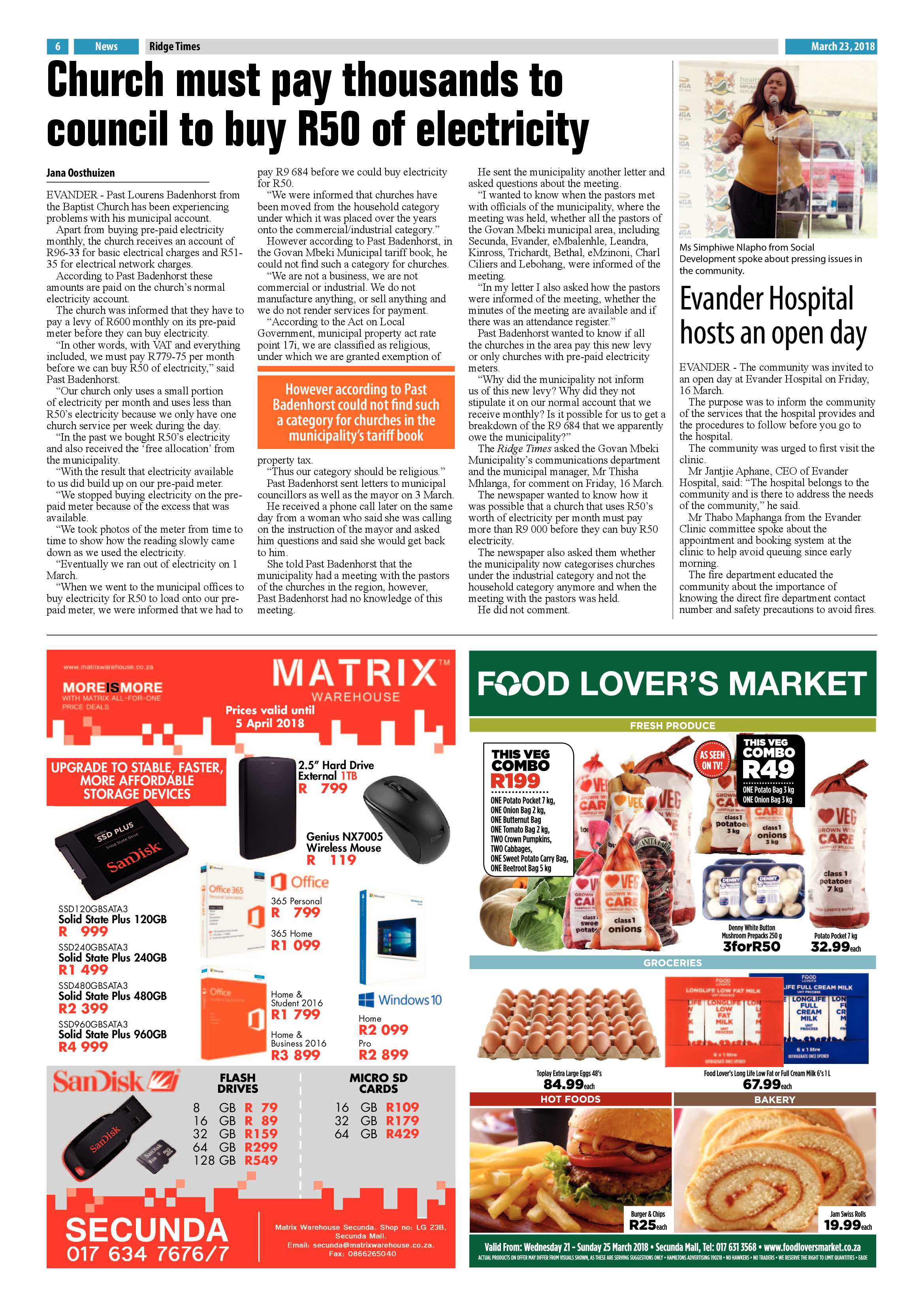 Ridge Times 23 March 2018 page 8