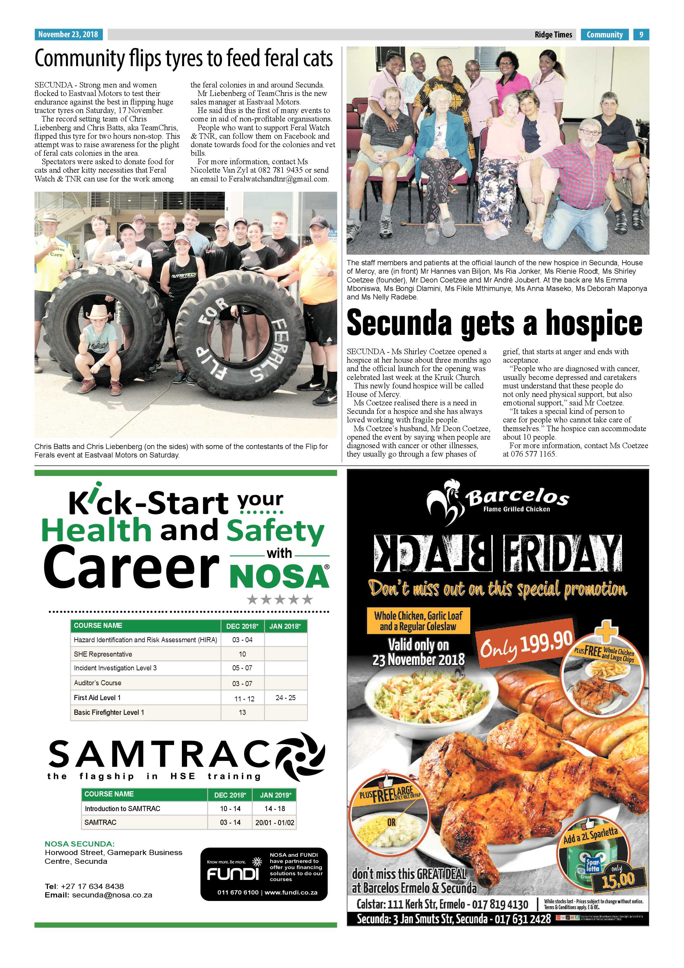 Ridge Times 23 November 2018 page 11