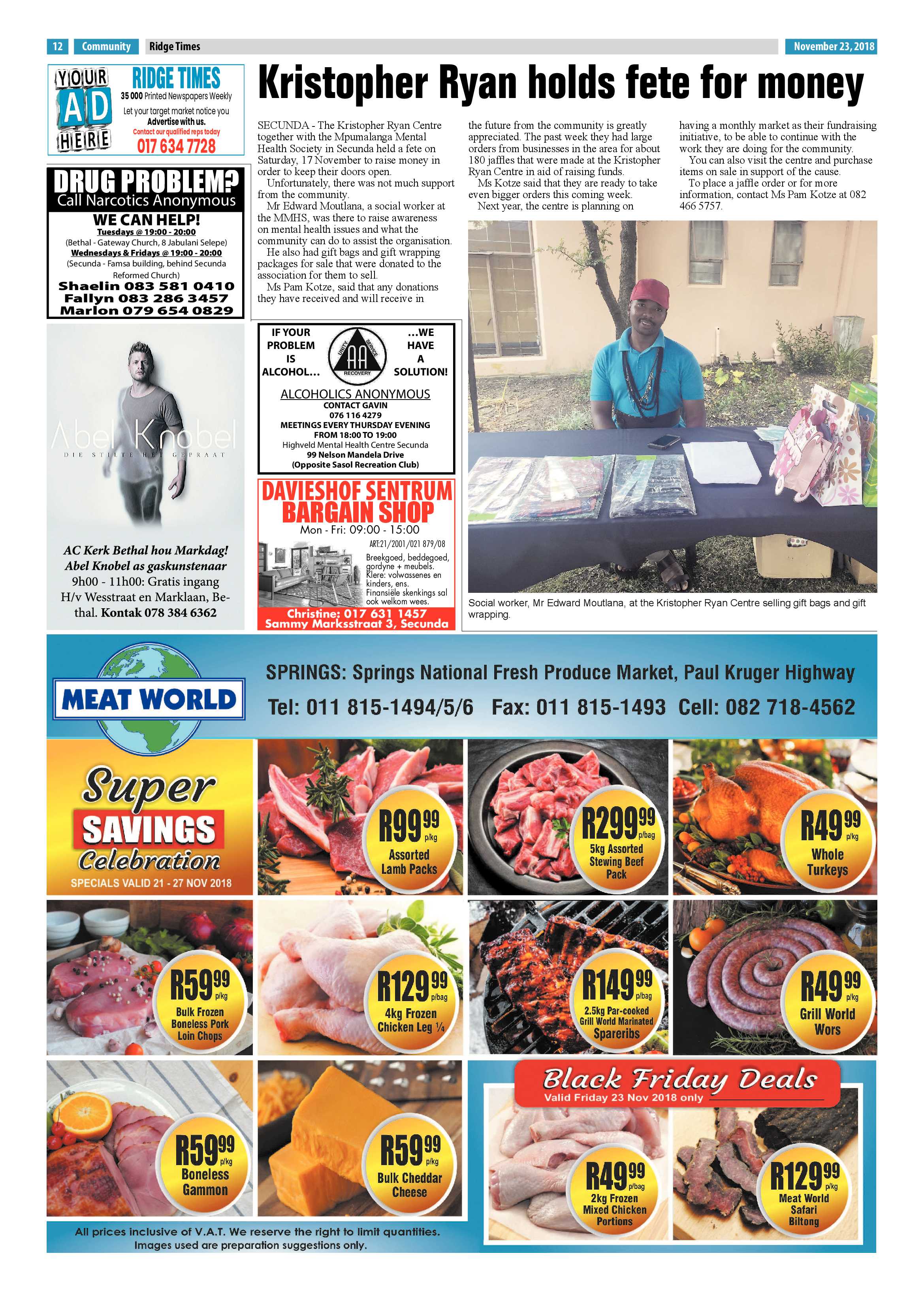 Ridge Times 23 November 2018 page 14