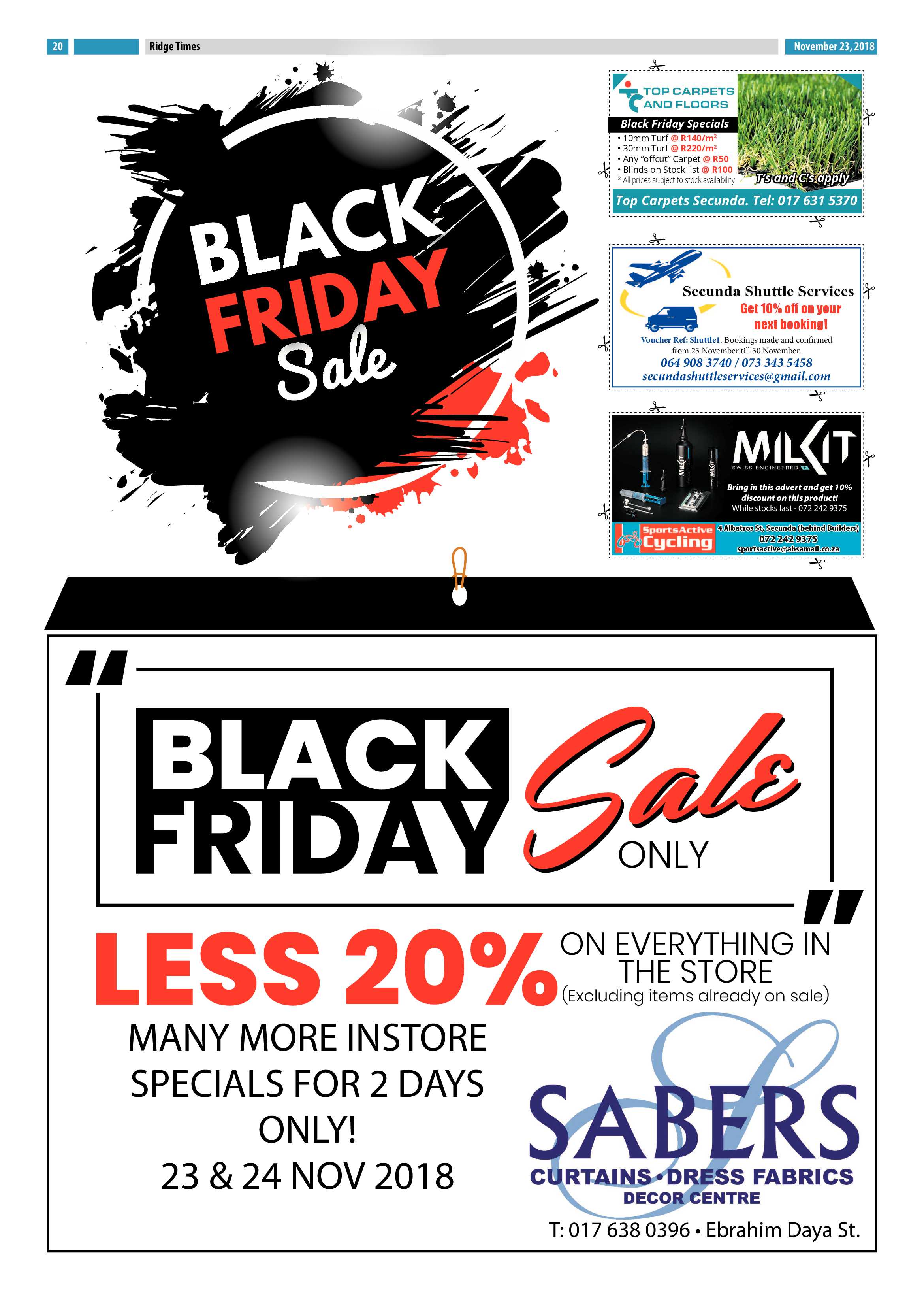 Ridge Times 23 November 2018 page 22