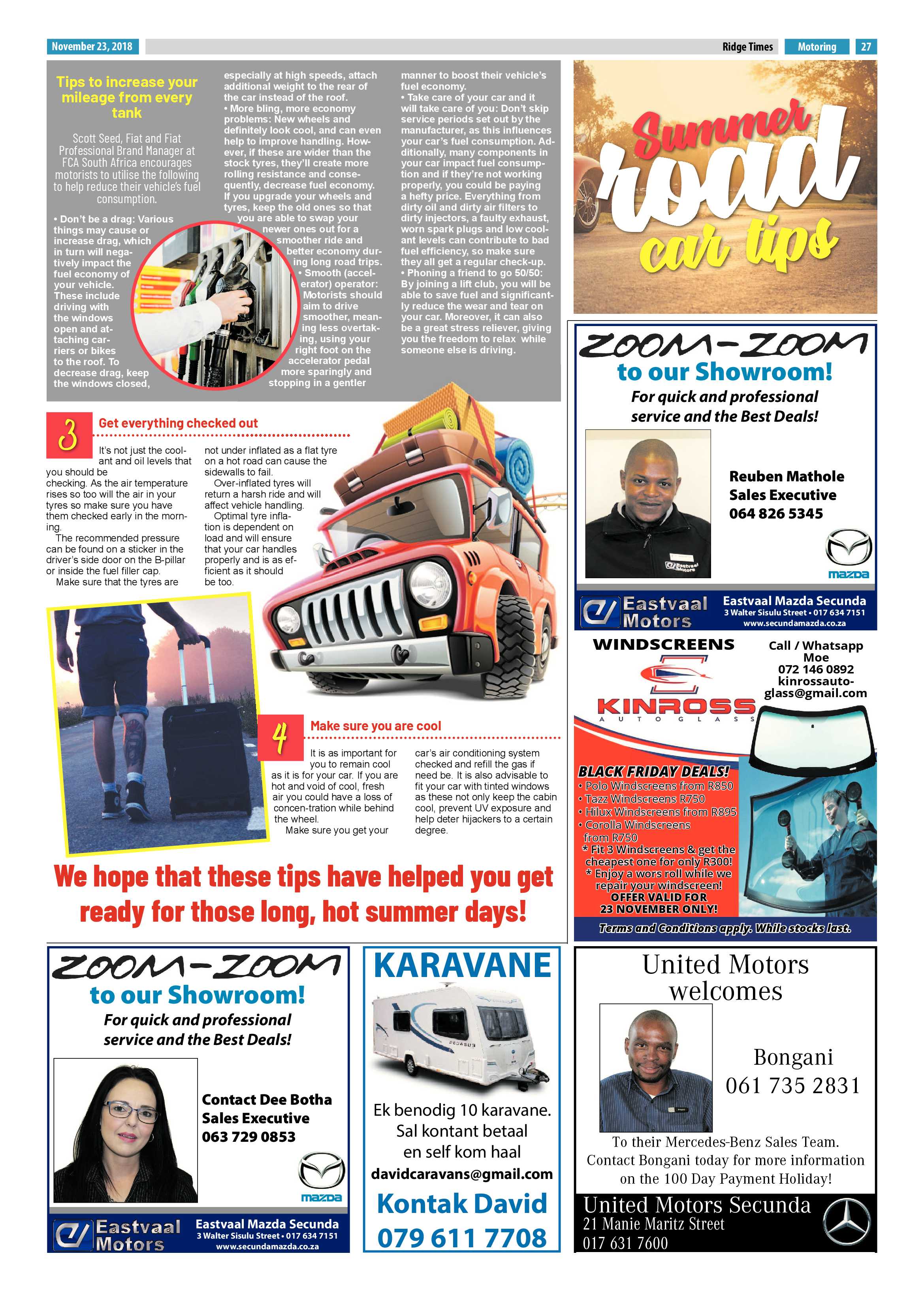 Ridge Times 23 November 2018 page 29