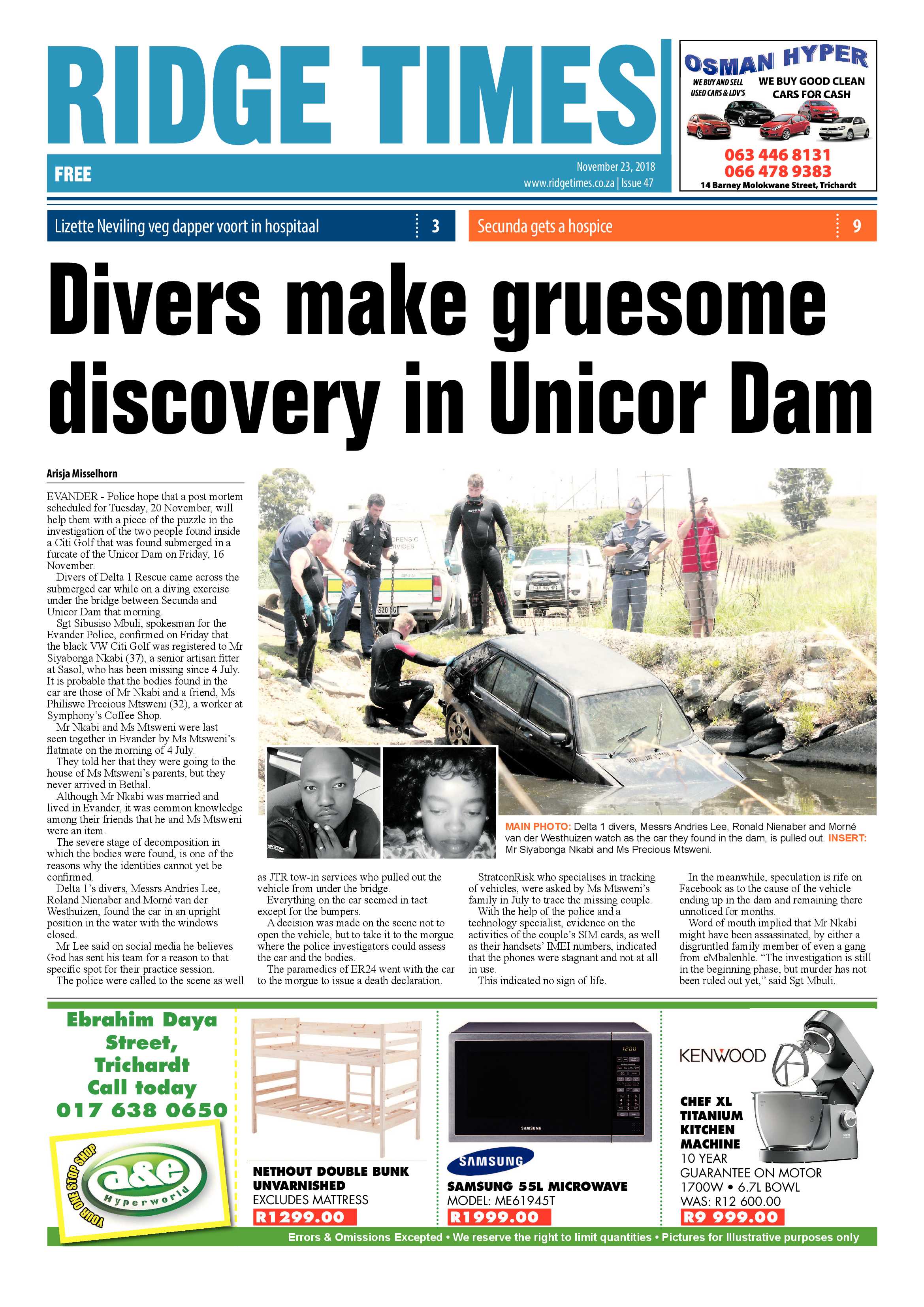 Ridge Times 23 November 2018 page 3